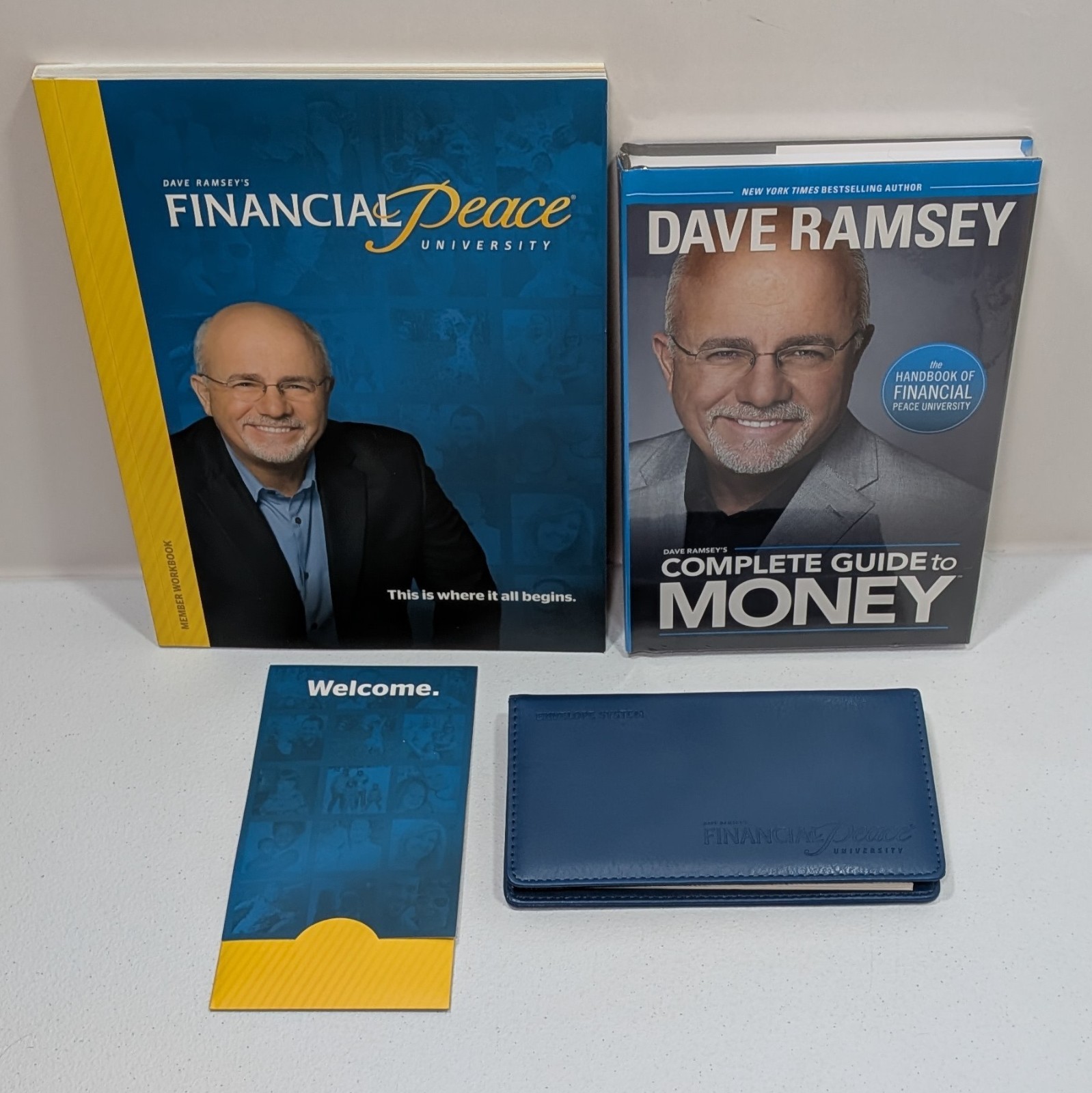 Dave Ramsey Guide to Money Book Financial Peace University Envelope System New