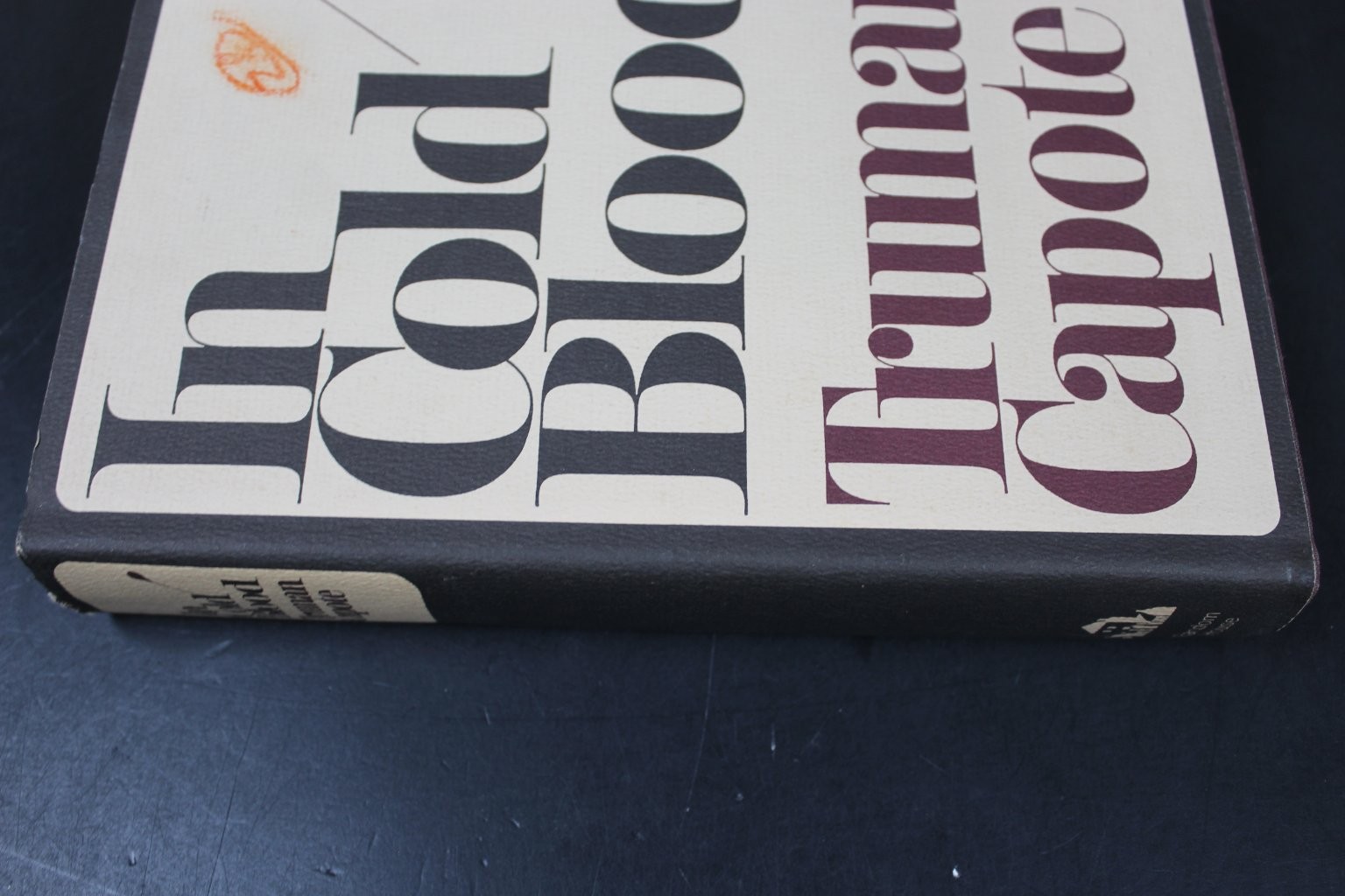 In Cold Blood Truman Capote 1965 First Ed, First Printing True Crime Random ~VG