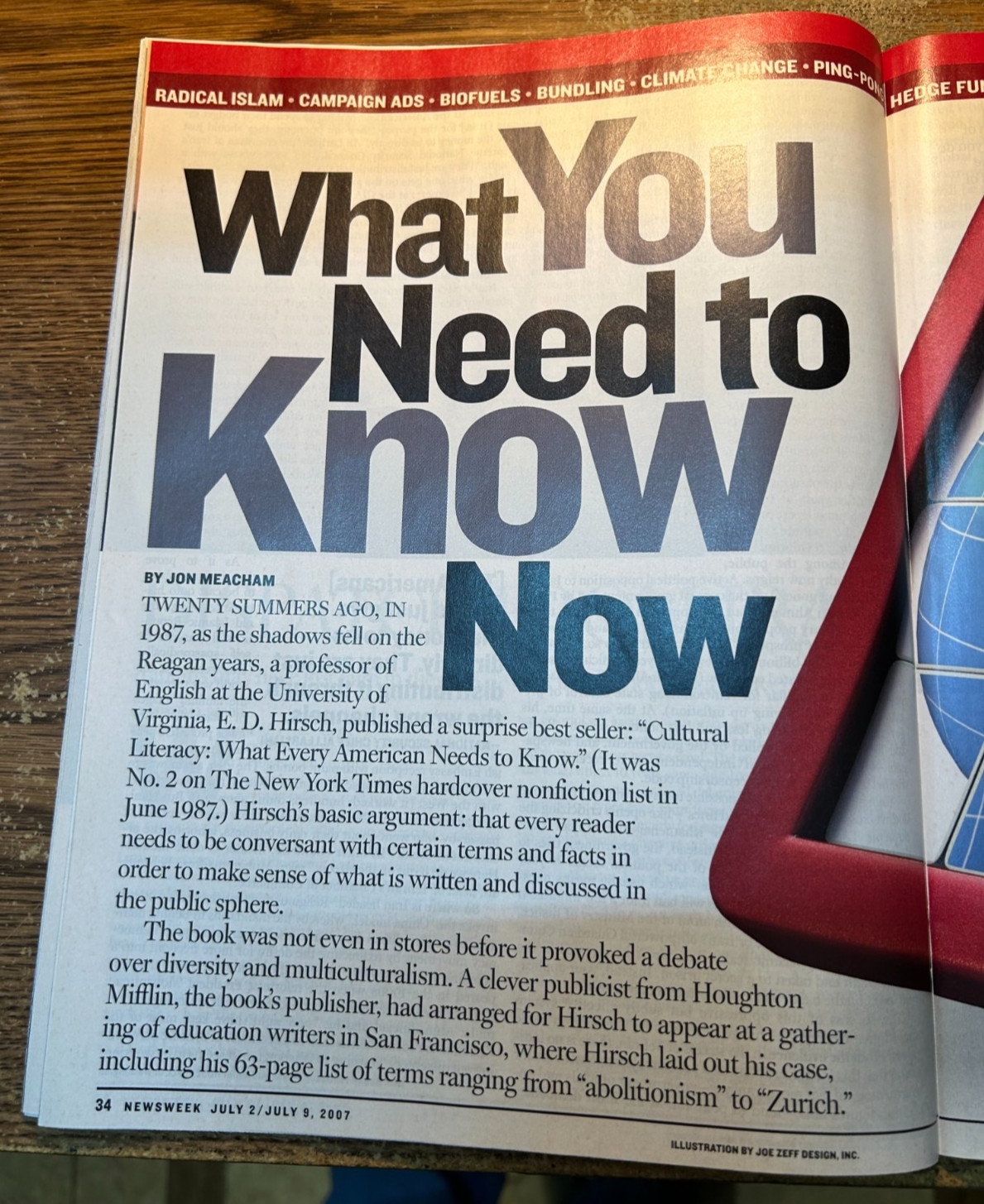 Newsweek Magazine – July 9, 2007 – 181 Things You Need to Know – Double Issue!