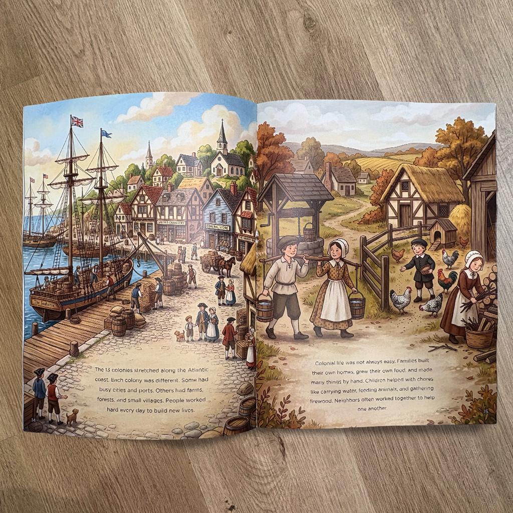 America’s 250th Anniversary for Kids (Softcover Book)