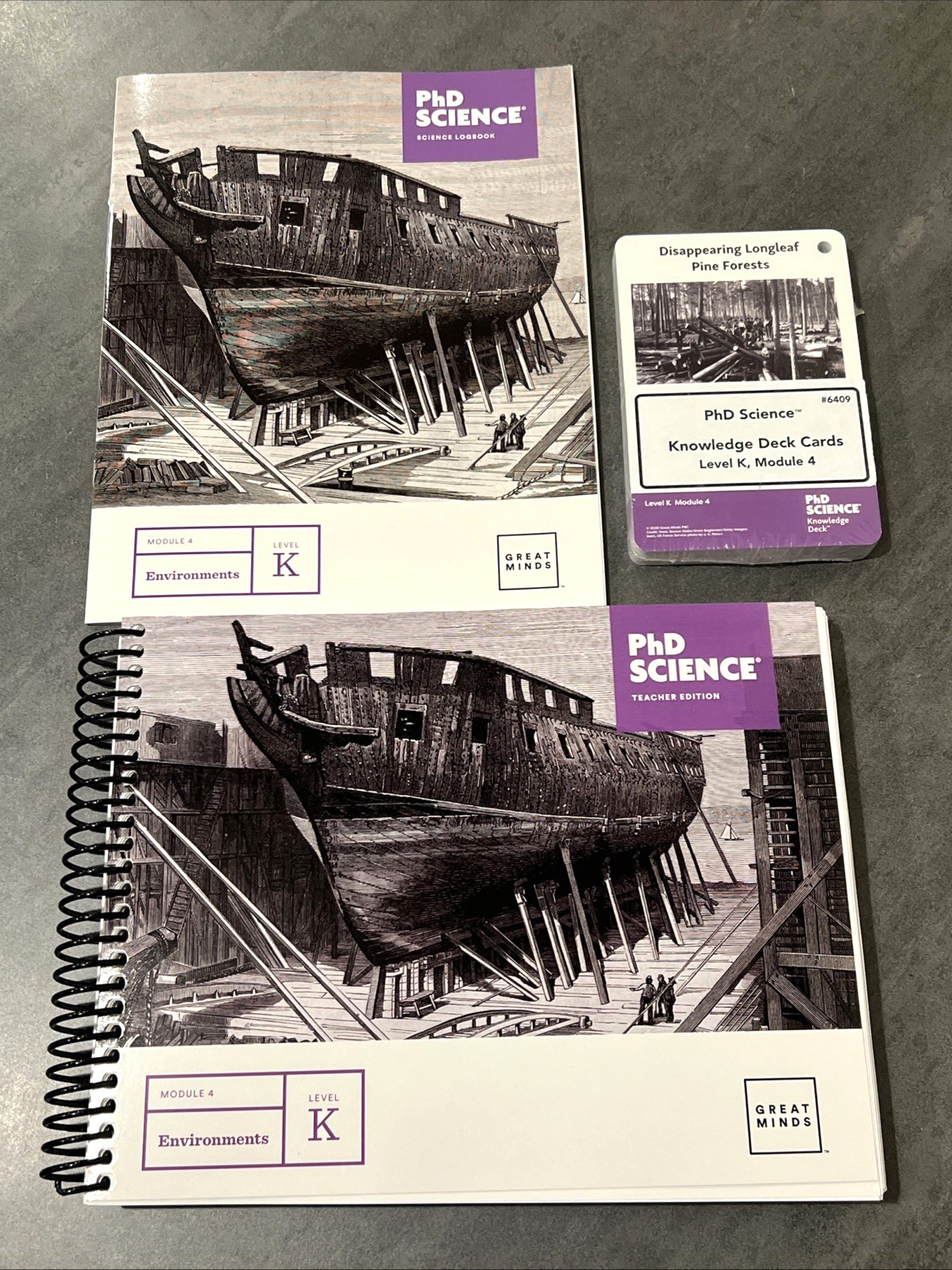 Great Minds PhD Science Grade Level K Teacher & Student Editions Modules 1-4 NEW