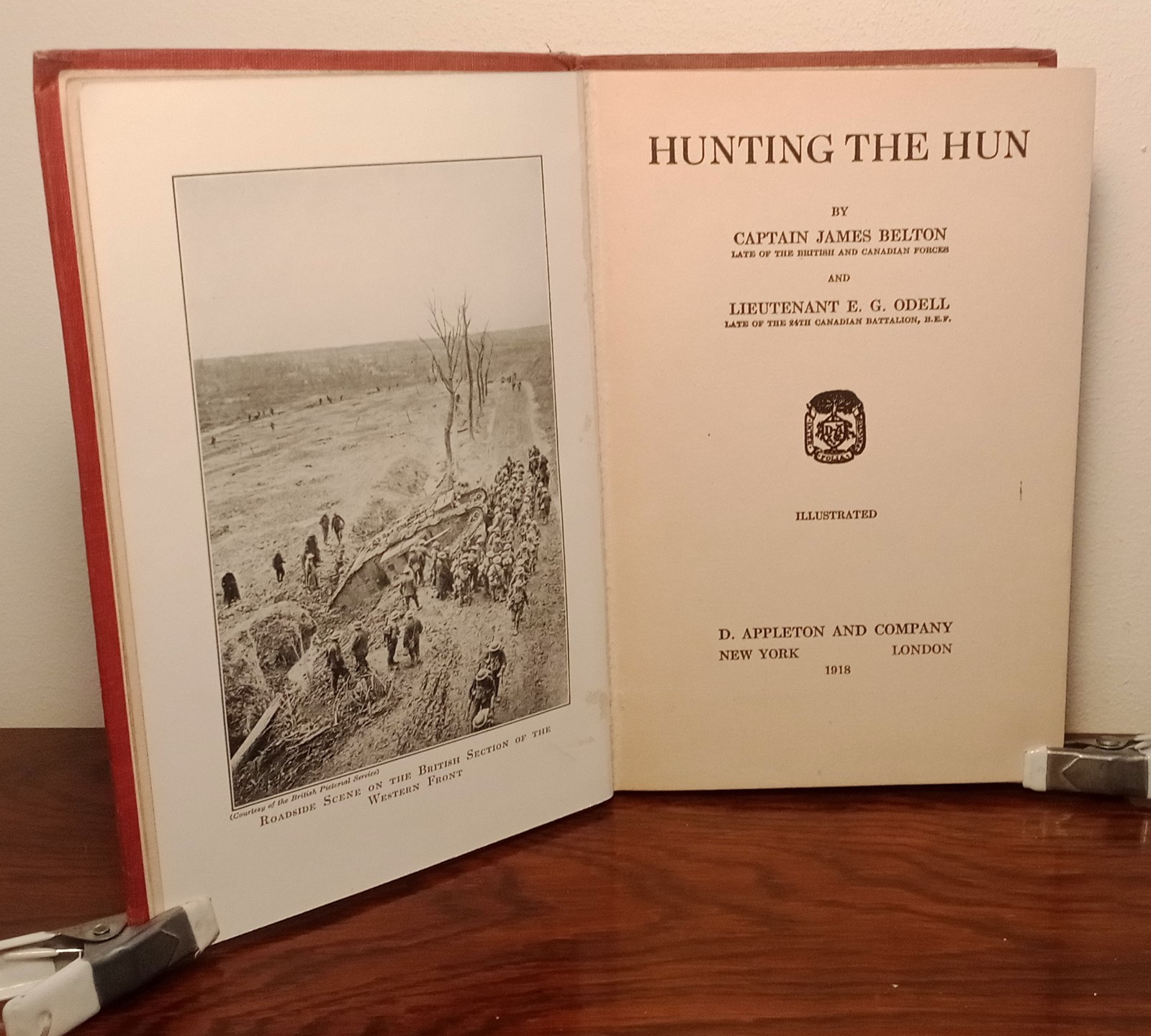 Hunting The Hun Belton Odell Great First World War 1 WW1 Canadian Vimy Ridge