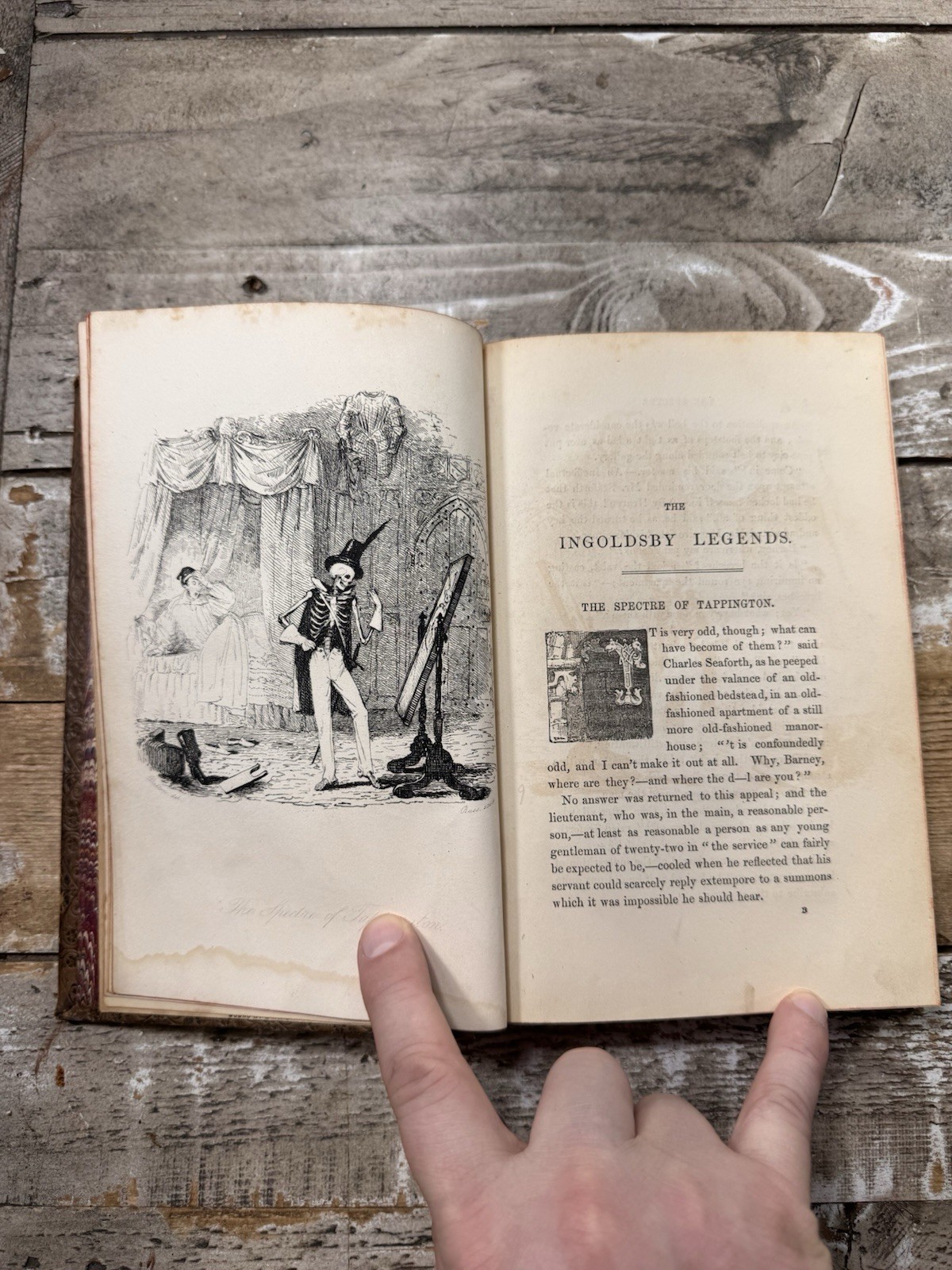 1855 Antique Folklore, Short Stories “The Ingoldsby Legends” Fine Binding