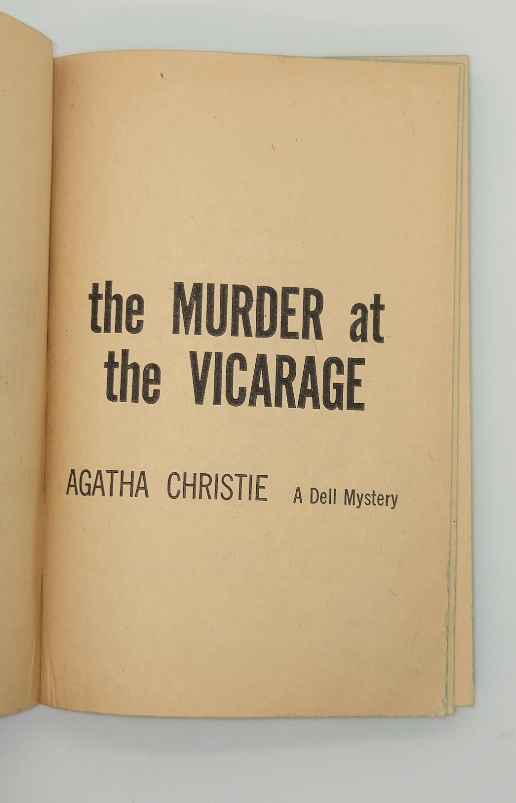 Lot of 4 Agatha Christie Vintage PB Murder Vicarage Frankfurt None