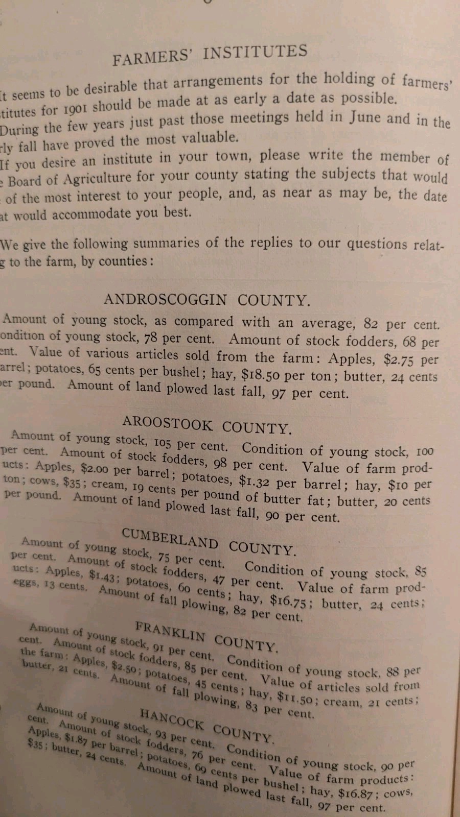 Bulletin Of The Maine Board Of Agriculture: THE POTATO, April 1901, PB, 39 Pages