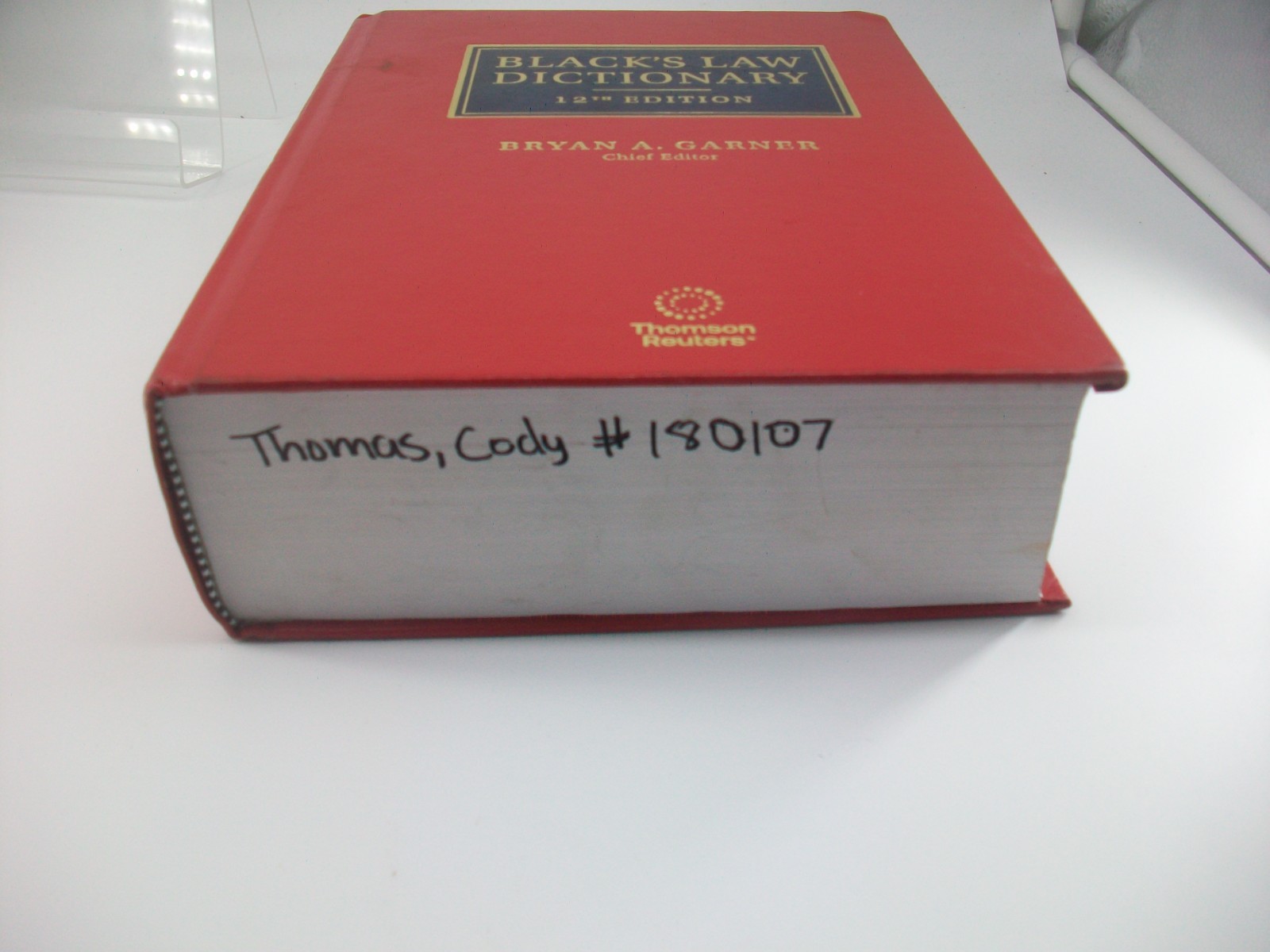 Black’s Law Dicitionary 12th Edition. In Very Good Condition