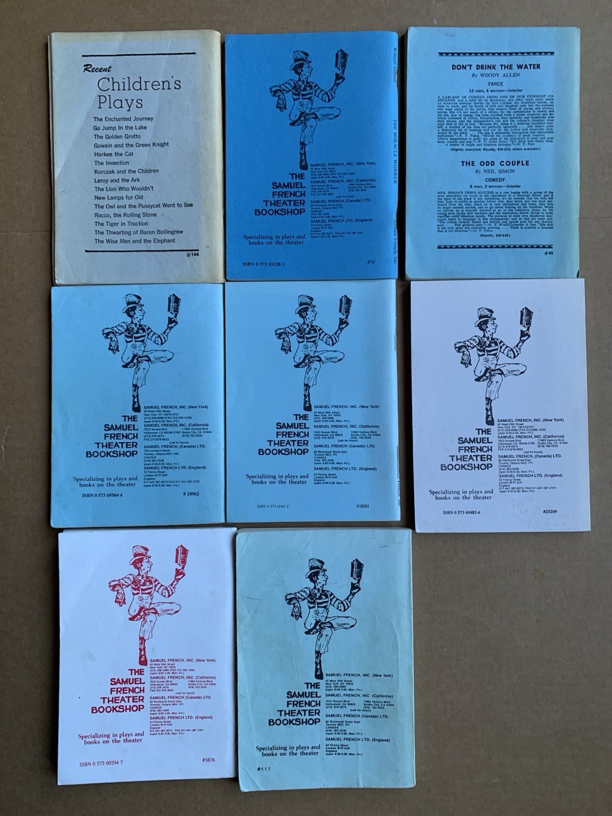 Lot of 13 Samuel French Dramatists Play Script Books Acting Theater Paperback