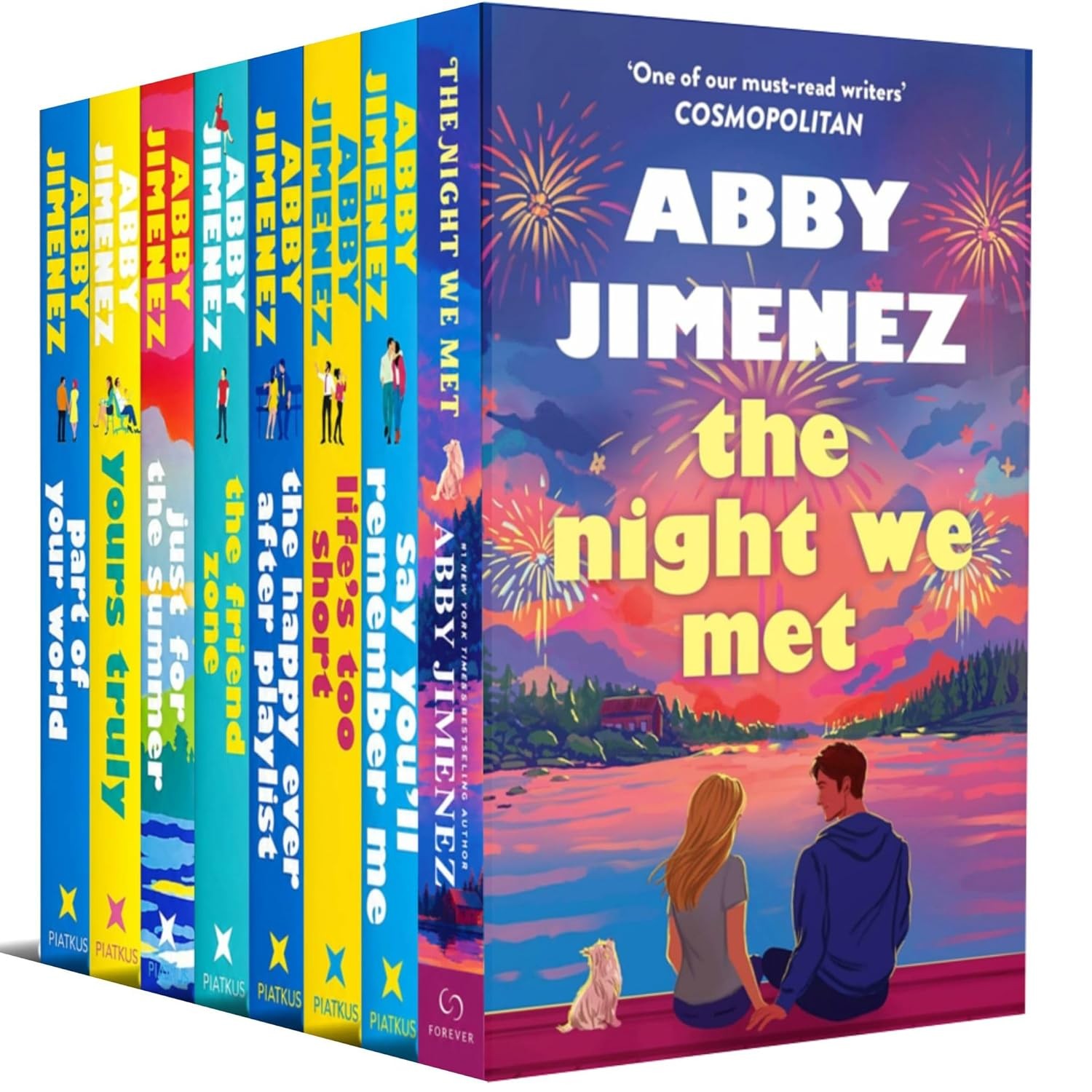 Abby Jimenez 8 Book Collection Set Part of Your World, Yours Truly, Just for the