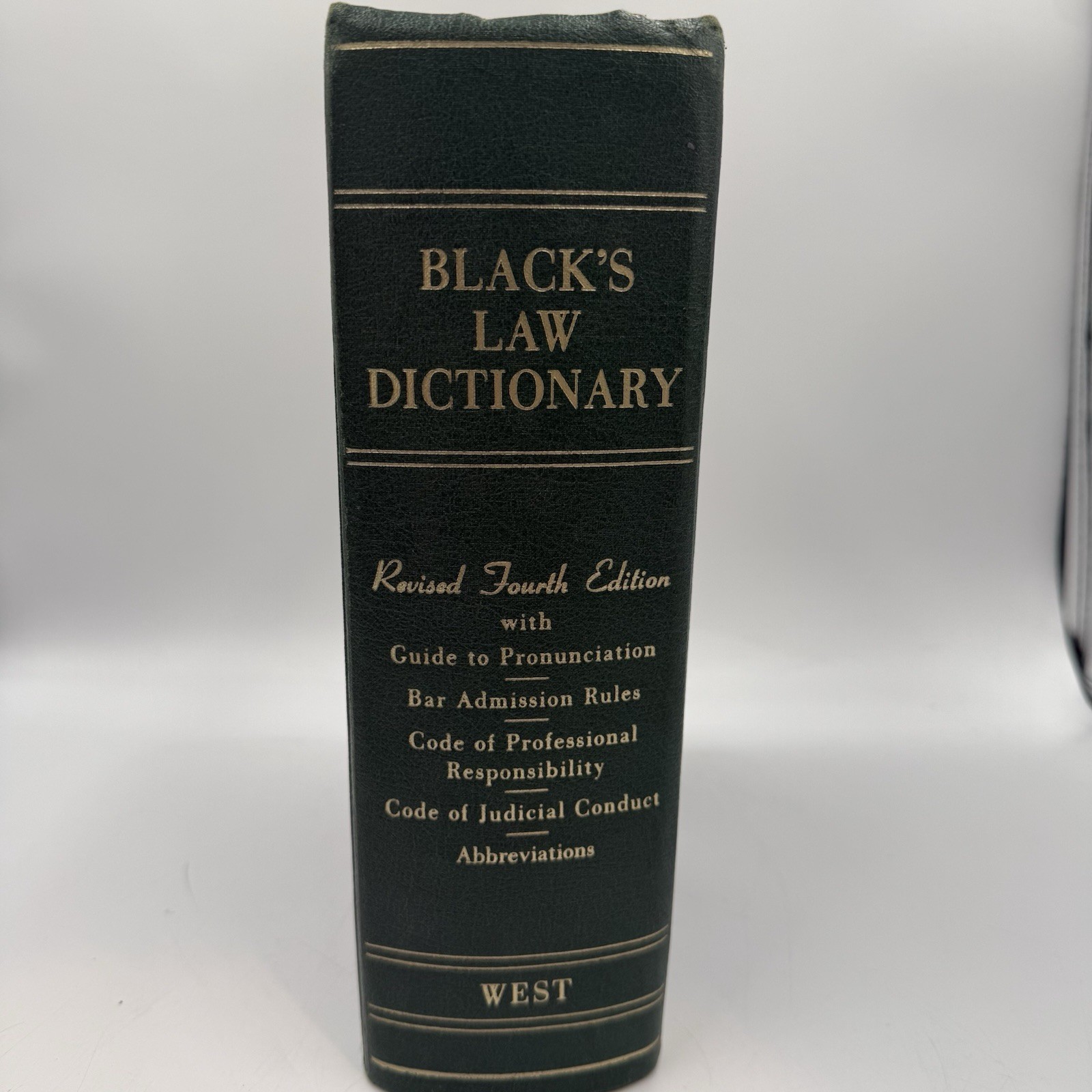 Black’s Law Dictionary Revised Fourth 4th Edition 1968 Henry Campbell Black