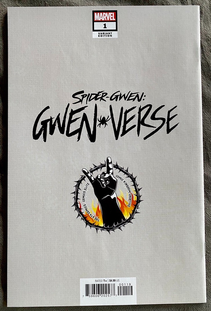 Spider-Gwen Gwenverse #1- Derek Chew – Hulk – Wolverine  Homage – (2022) – NM