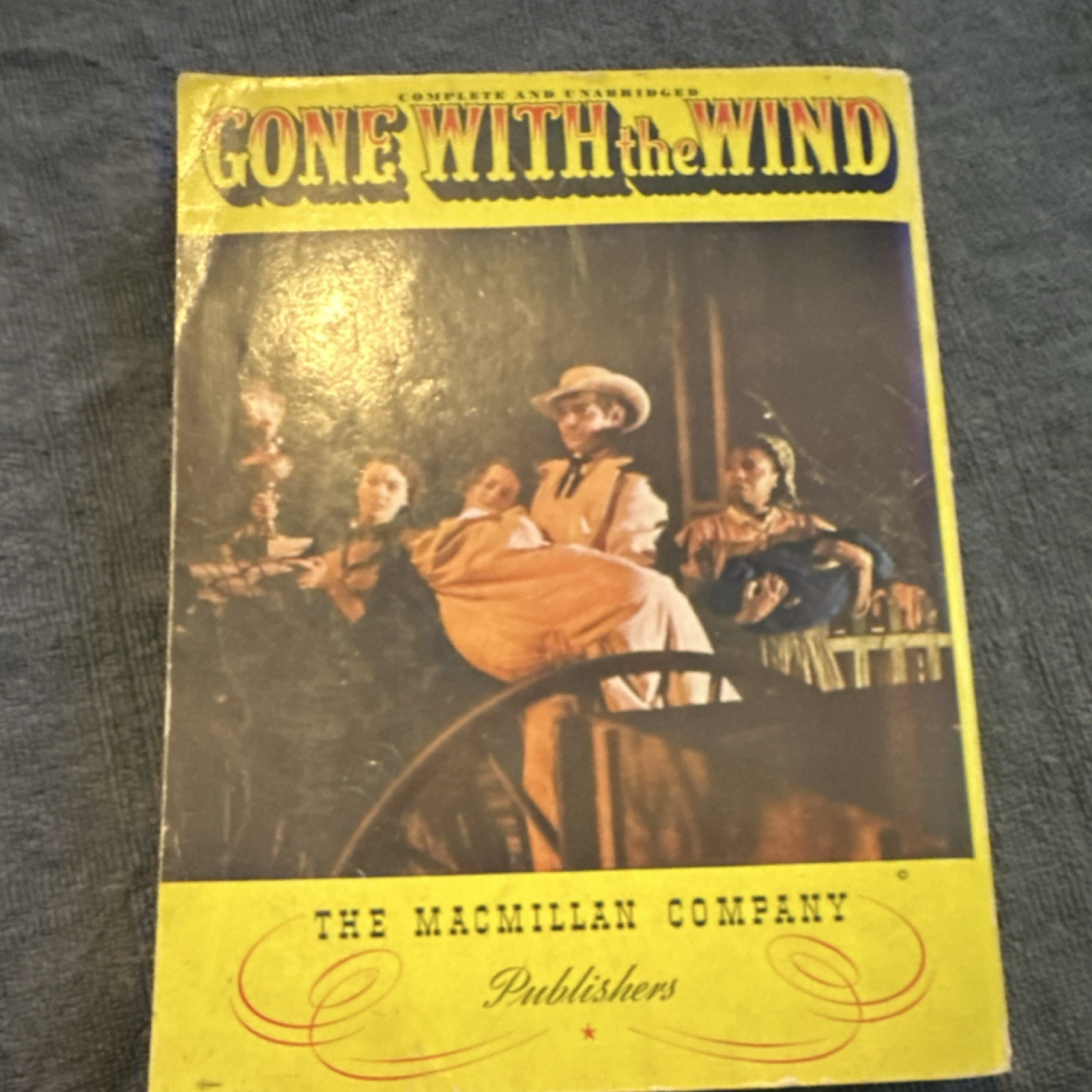 The Macmillan Company Margaret Mitchell Gone With the Wind Cloth 1940 Illustrat…