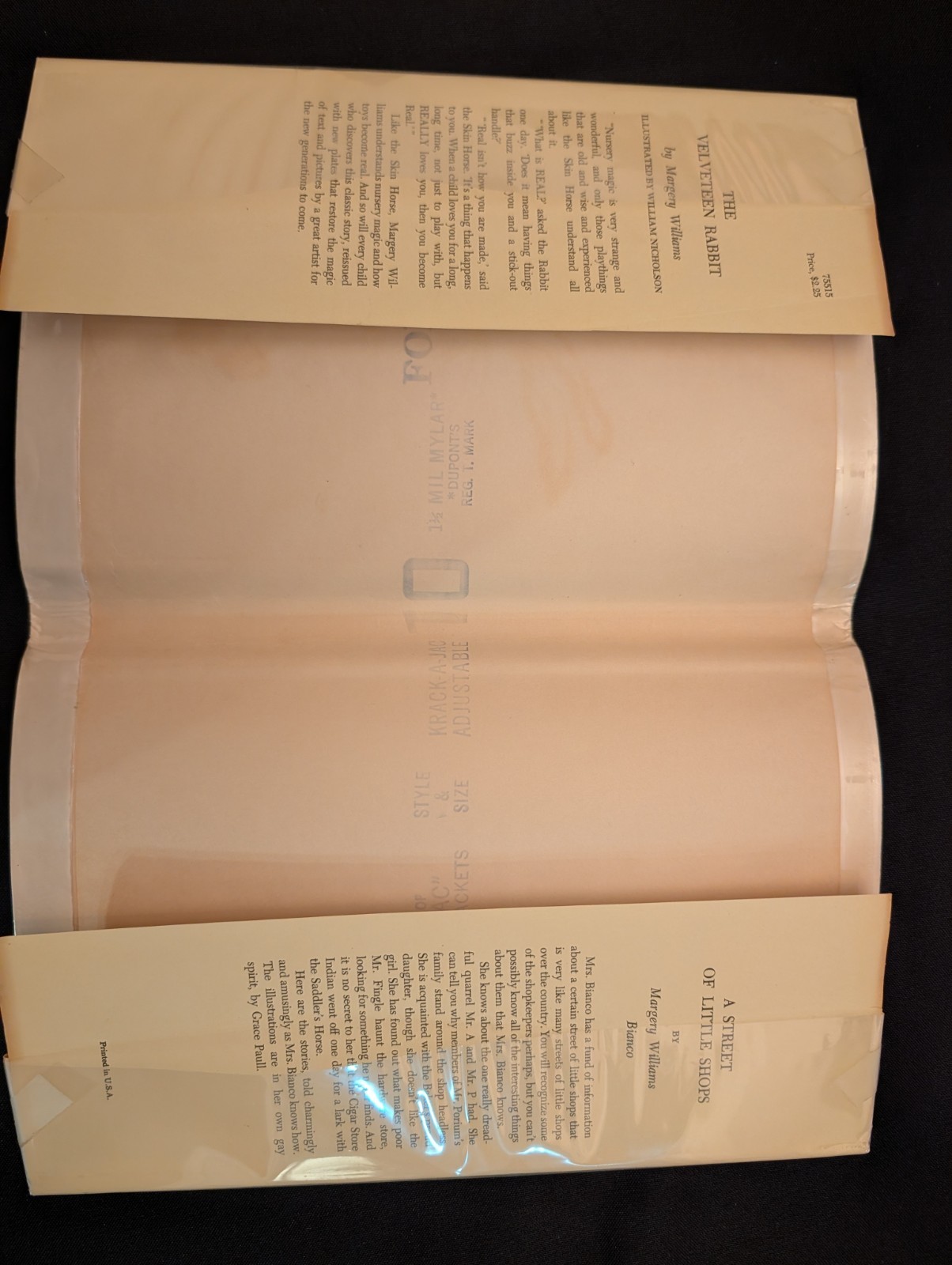 Rare Vintage CL Prebound Edition The Velveteen Rabbit Margery Williams