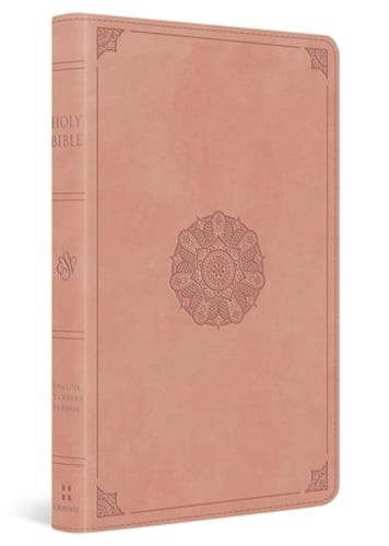 ESV Thinline Bible, Red Letter (Trutone, Blush Rose, Emblem Design): New