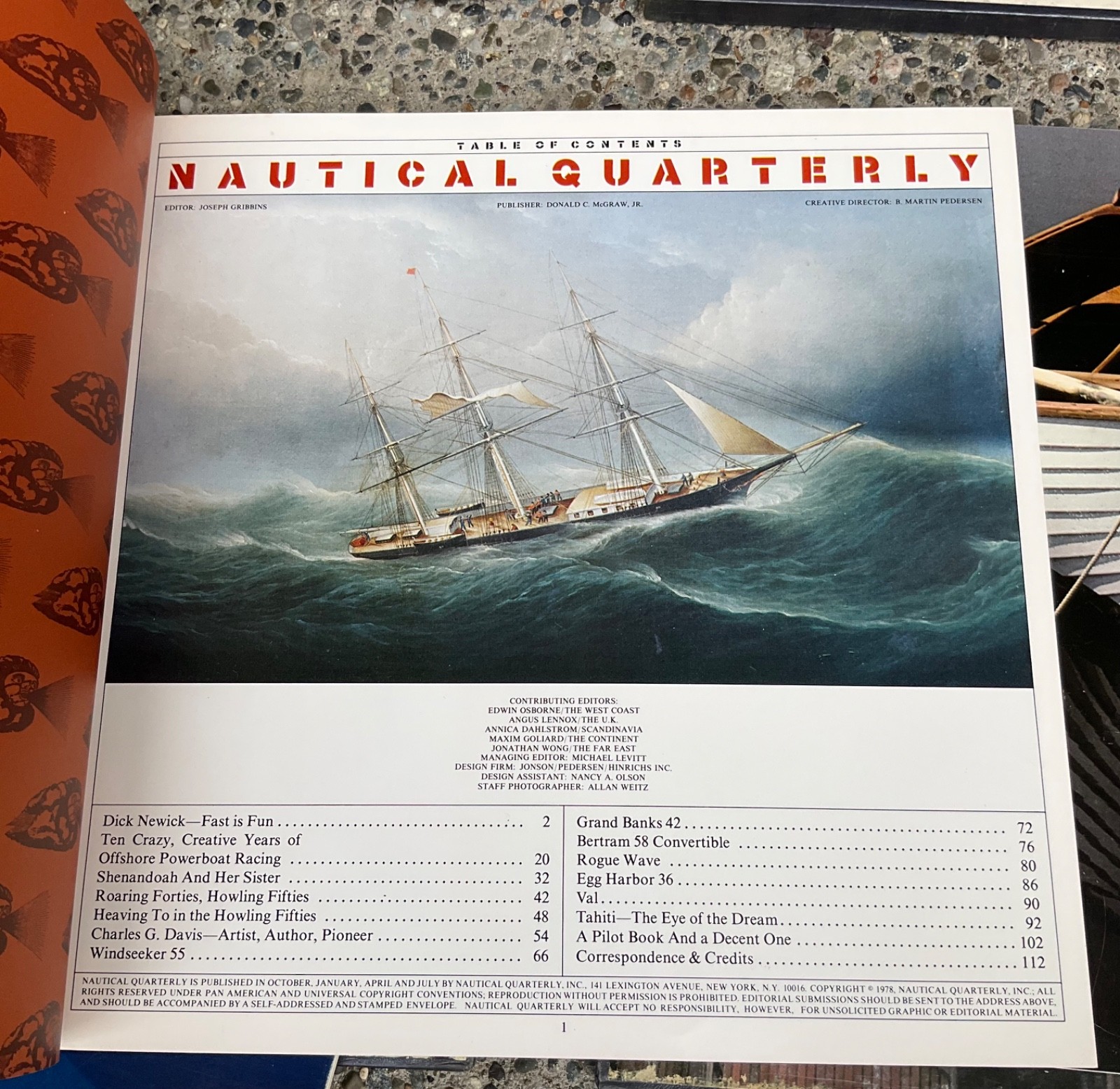 Vintage Rare 1977 1978 Nautical Quarterly w Slipcases Issues 1 2 3 4 Premier