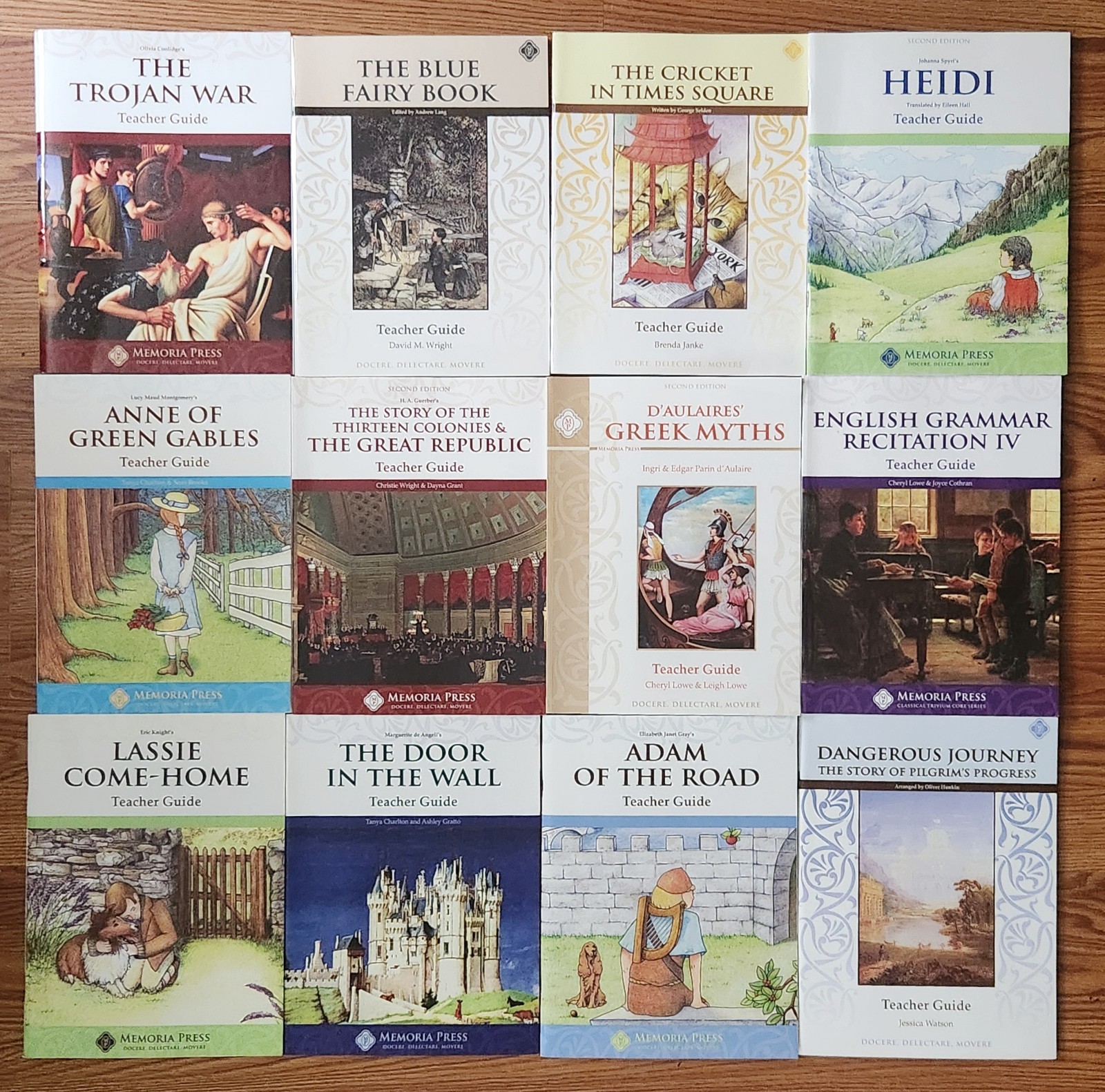 Memoria Press Homeschool Books Lot Teachers Guides Manuals Quizes Tests English