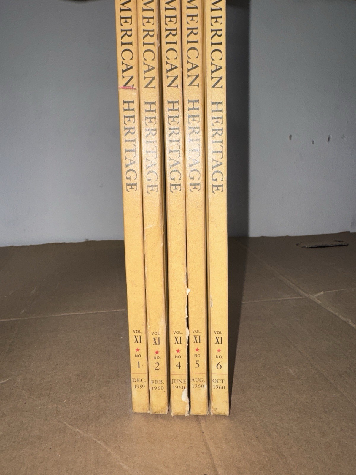 American Heritage Volume X, 1-6: Volume IX, 1-6: Vol XI, 1,2,4-6 Hardcover Sets
