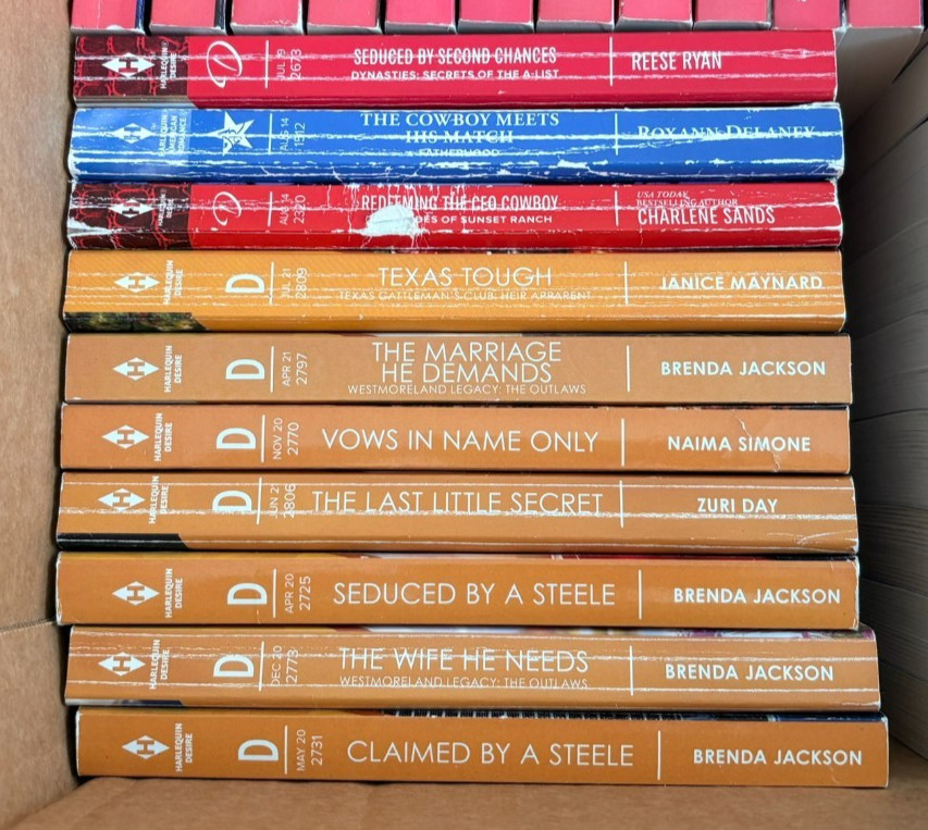 Lot 37 Harlequin Love Inspired Suspense Romance Intrigue Desire Books 2009-20’s