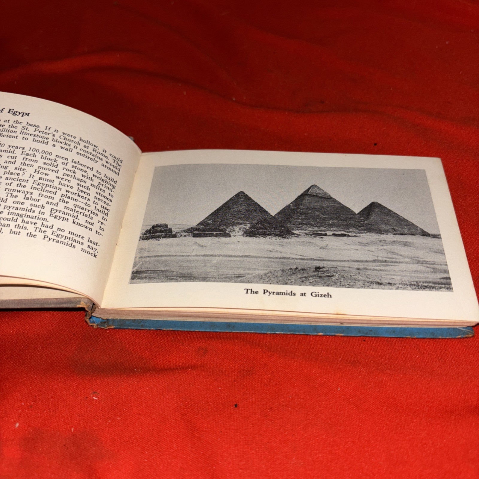 Vintage 1938 Wonders of the World A Guide Book Illustrated Mini Hardcover Book