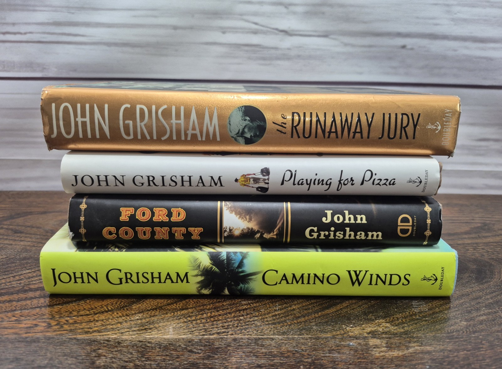 John Grisham Book Bundle of 4 Hardcovers Legal Mystery Suspense Thriller Fiction