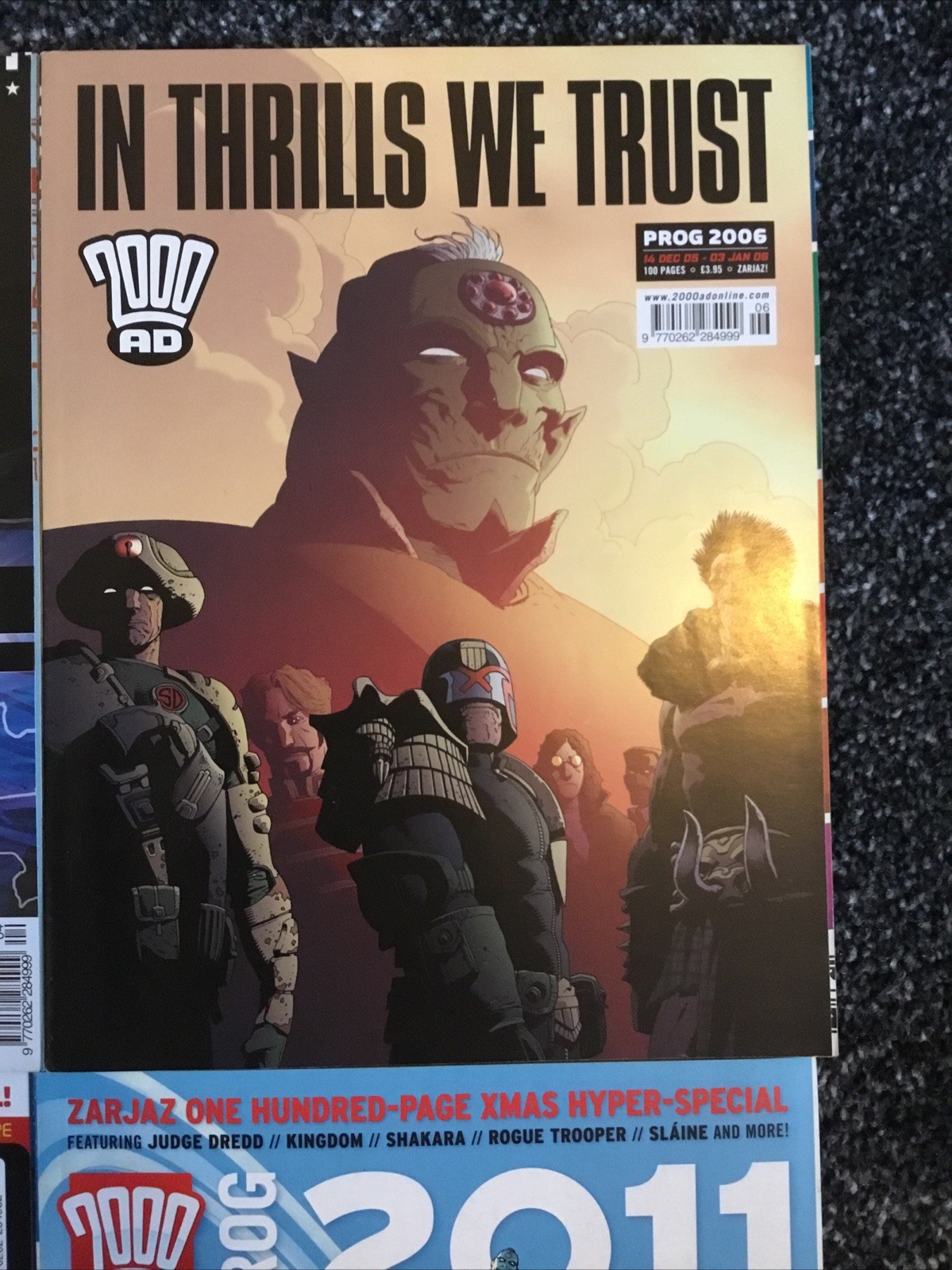4 2000AD 100 page Xmas Special Progs 2003 2005 2008 2010 VGC