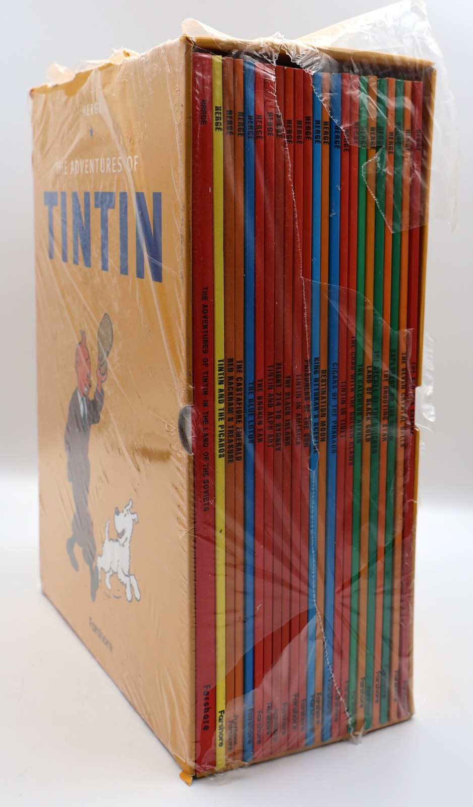 The Adventures of TINTIN – 23-Book Complete PB Collection Box Set Full Edition
