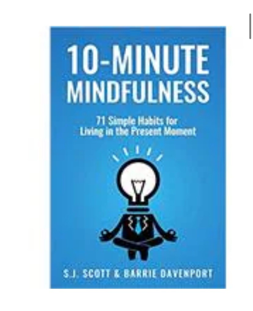 10-minute Mindfulness By S.J Scott & Barrie Davenport Brand New