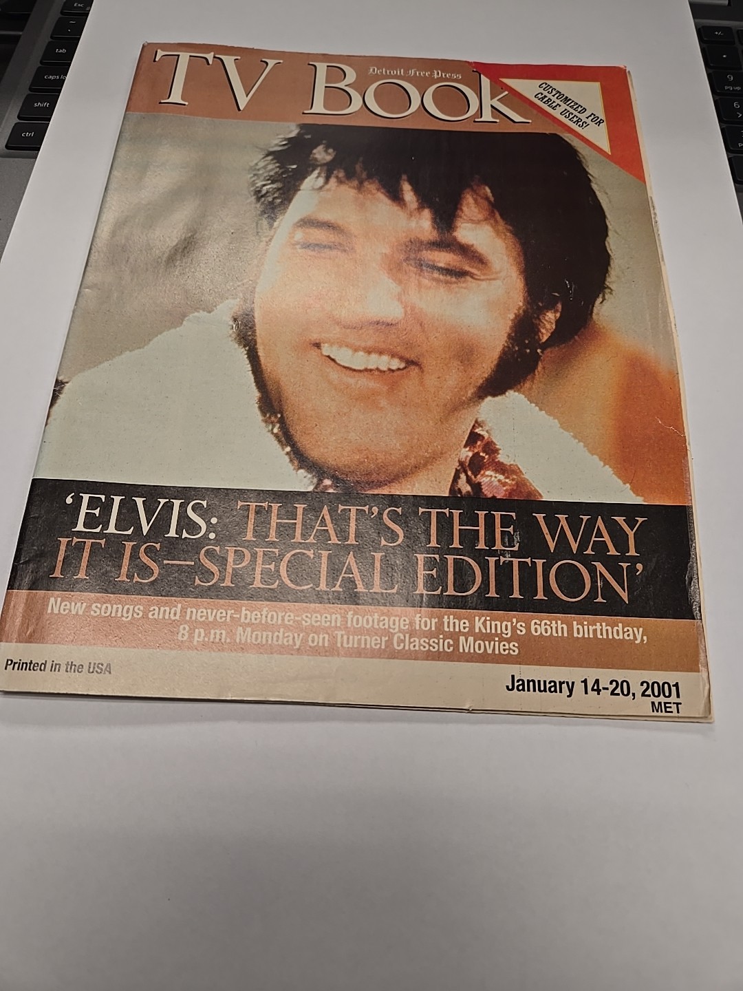 Detroit Free Press TV Book Elvis Thats the Way it is 2001 USA Michigan