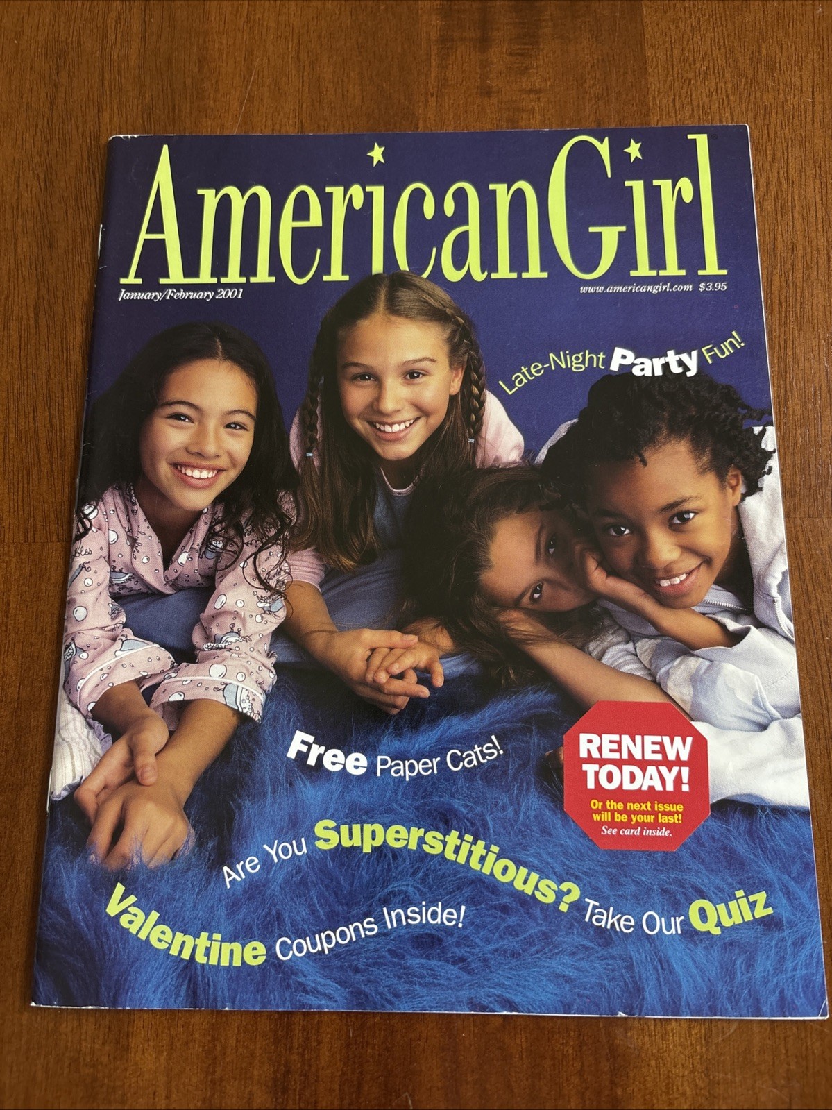 American Girl Magazines January/February March/April 2001 No Paper Dolls