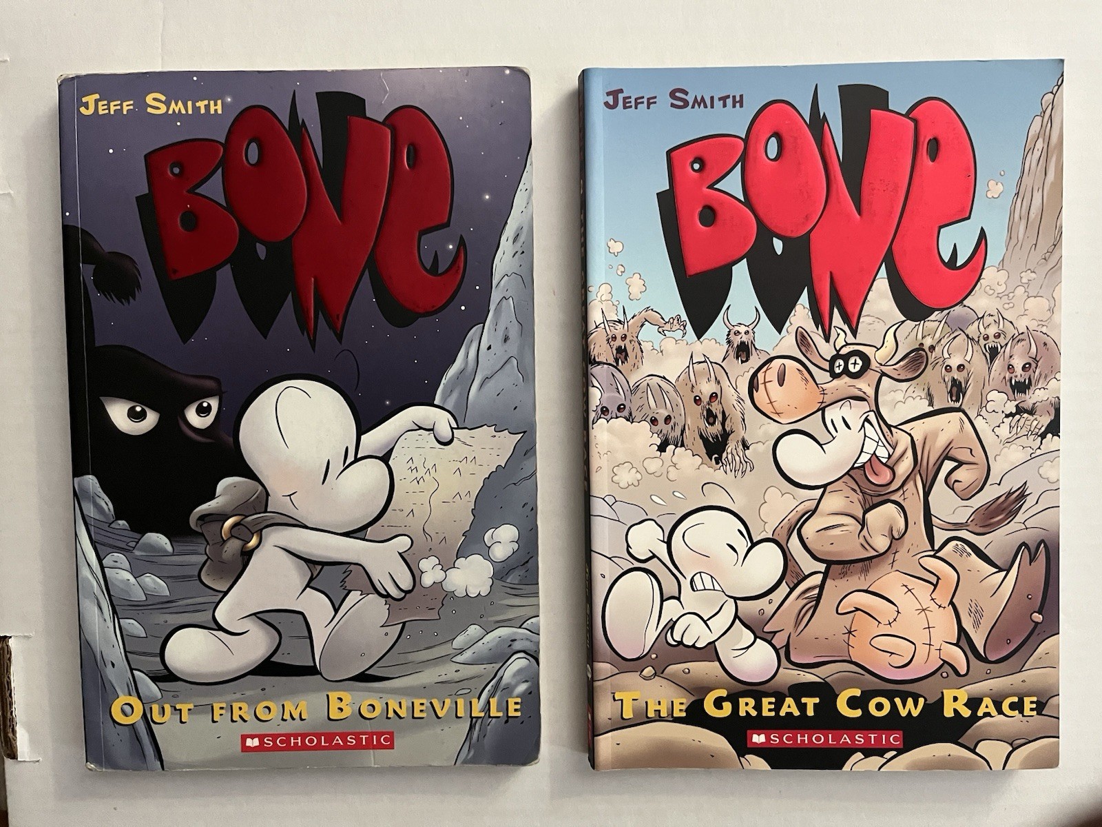 Bone by Jeff Smith Graphic Novel TPB Lot Volumes 1 2 4 5 6 7 9 Rose Tall Tales
