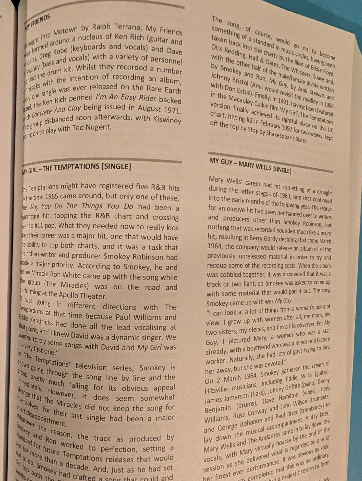 MOTOWN ENCYCLOPEDIA Graham Betts Lots of info on everything Motown 583 pages