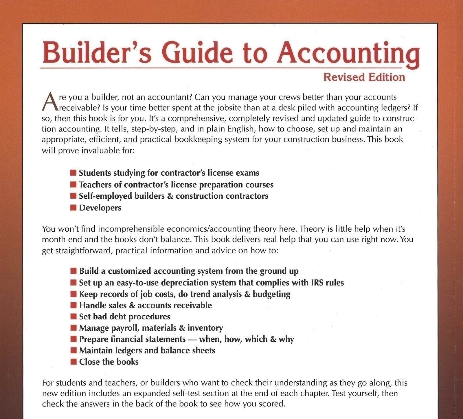 Builder’s Guide to Accounting