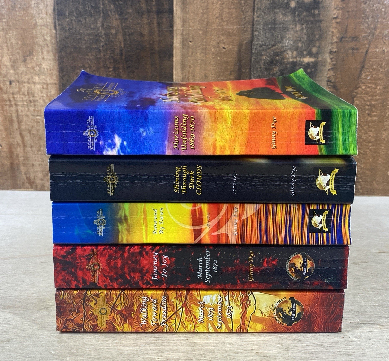 The Bregdan Chronicles Lot of 5 PBs Historical Fiction Ginny Dye 12,15,17,18,20