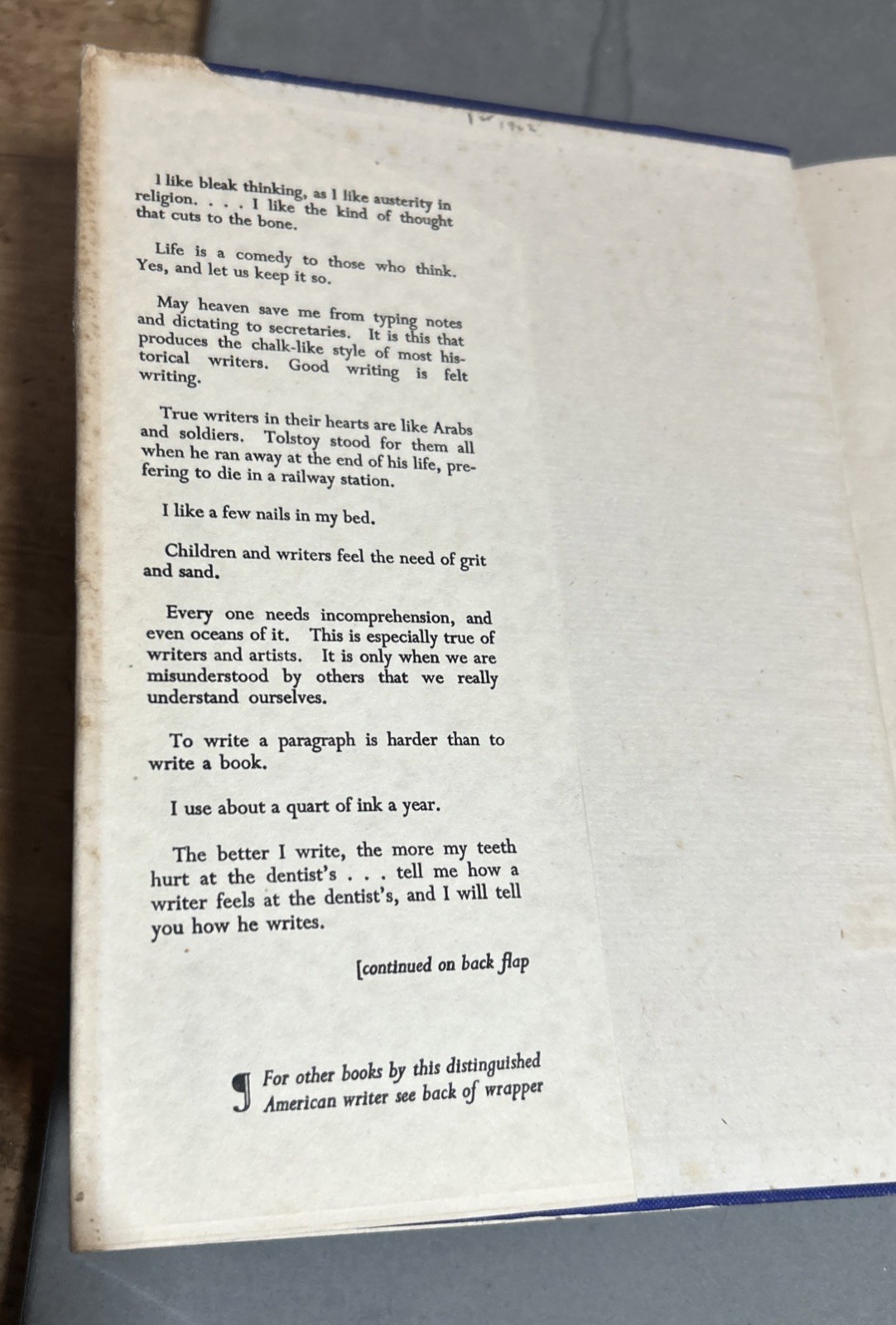 Van Wyck Brooks OPINIONS OF OLIVER ALLSTON E. P. Dutton 1942 1st Edition HB