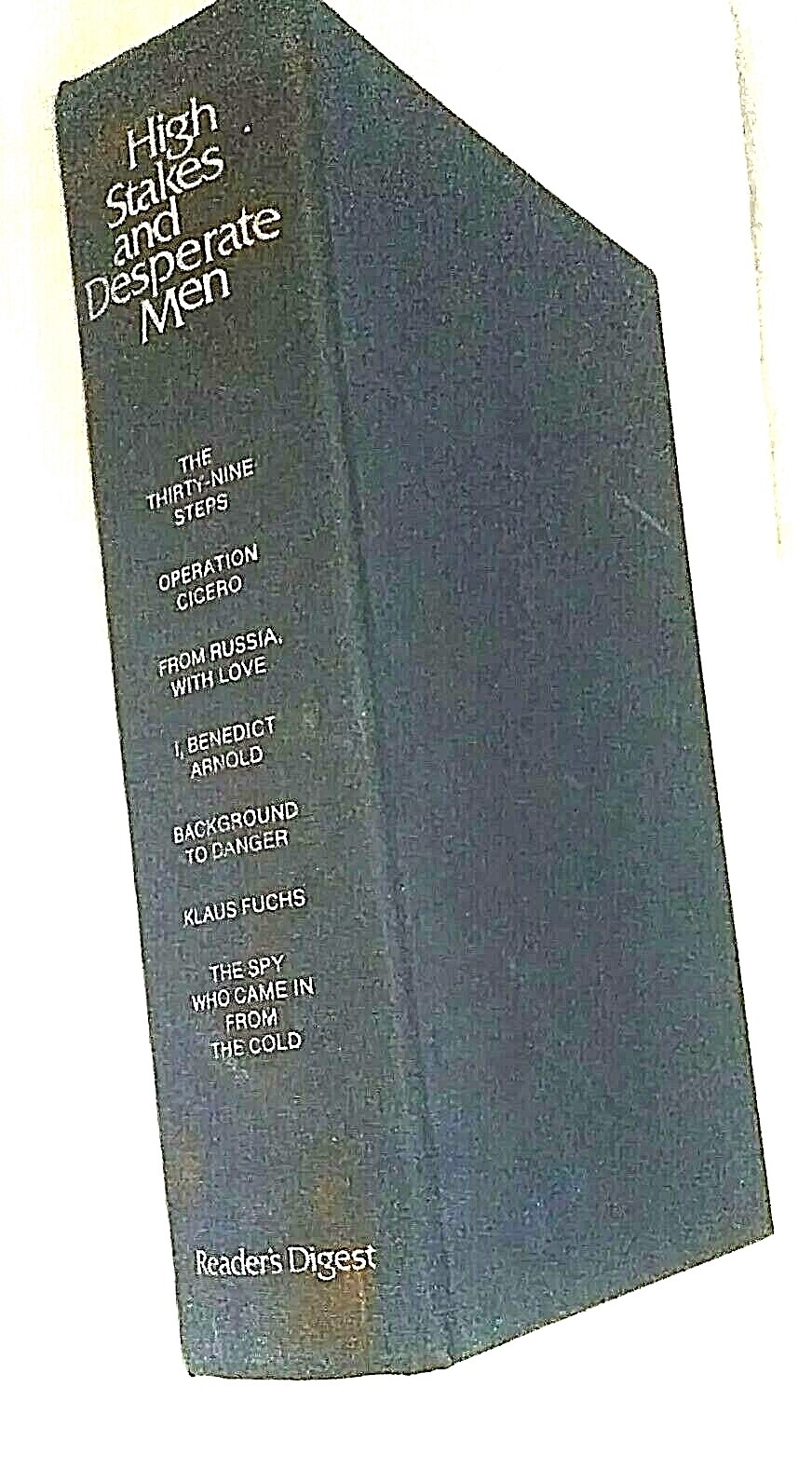 High Stakes and Desperate Men Reader’s Digest Hardcover Spy Stories