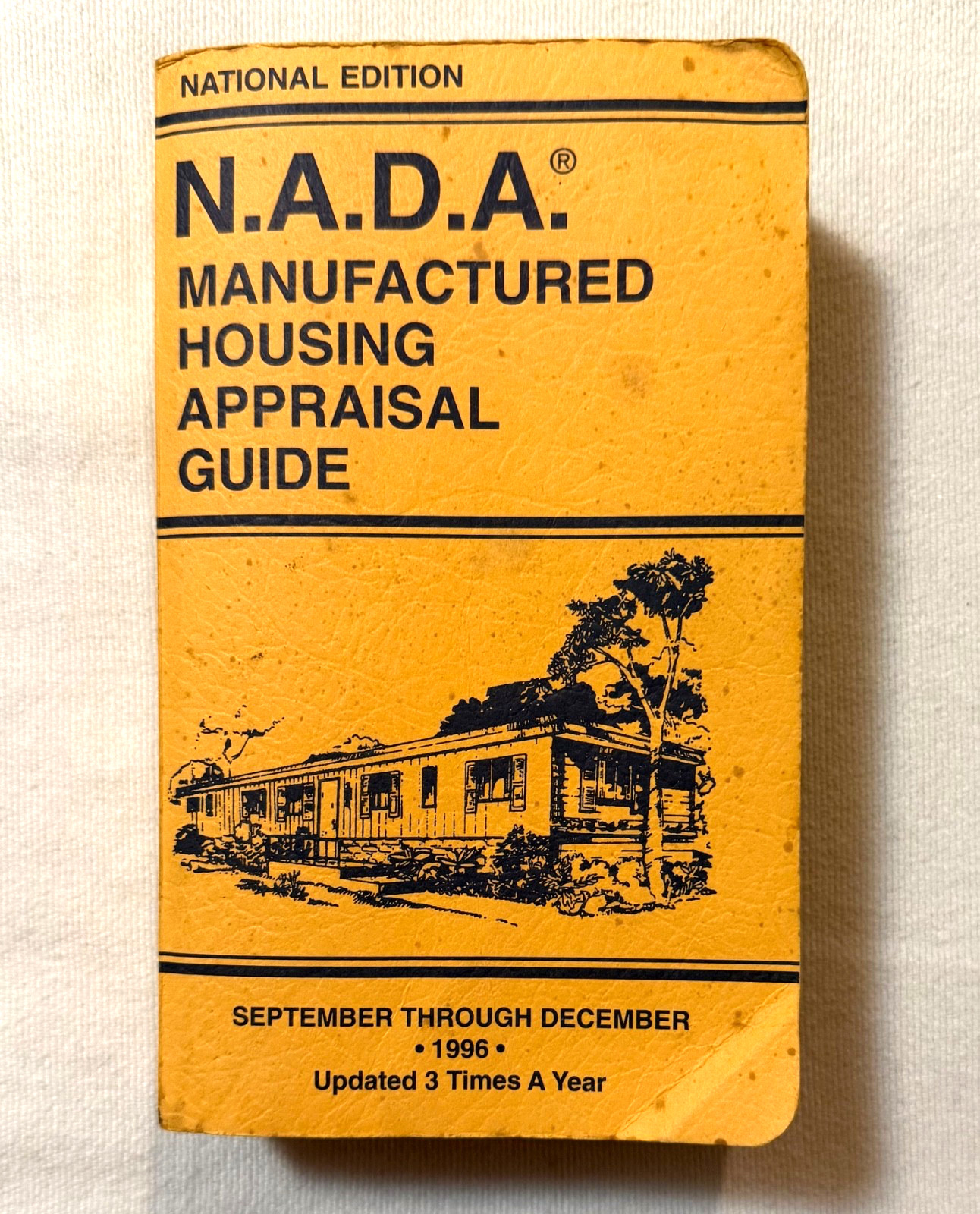 N.A.D.A. Manufactured Housing Appraisal Guide Sept through Dec 1996 Vintage RARE