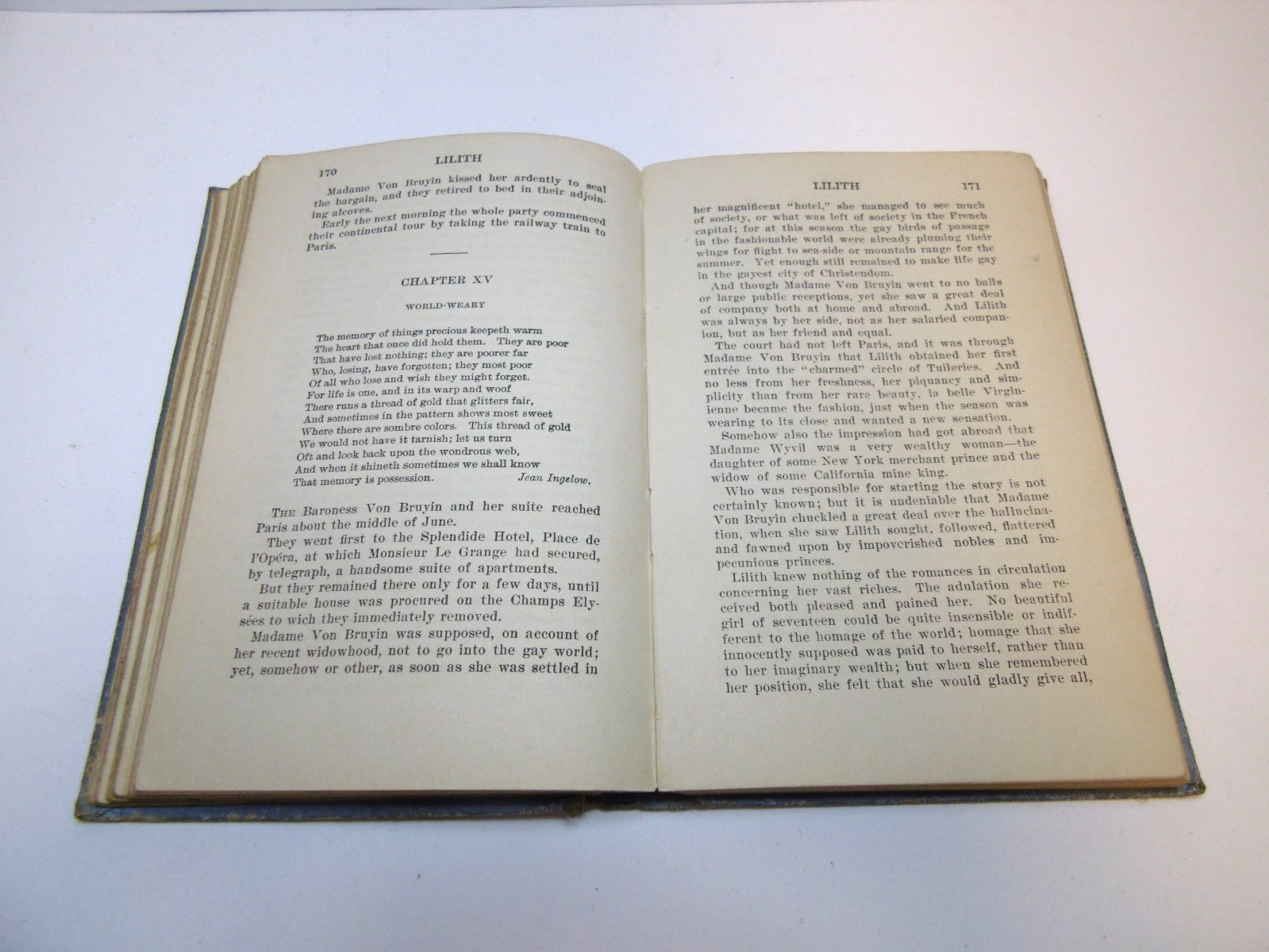 Antique 1909 Lilith By Mrs. E.D.E.N. Southwort A.L. Burt Co.