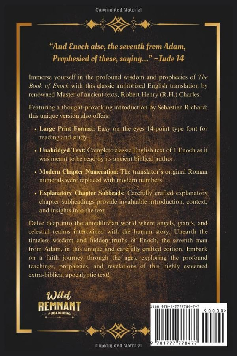 The Book of Enoch: Classic, Authorized, and Unabridged R.H Charles English Trans