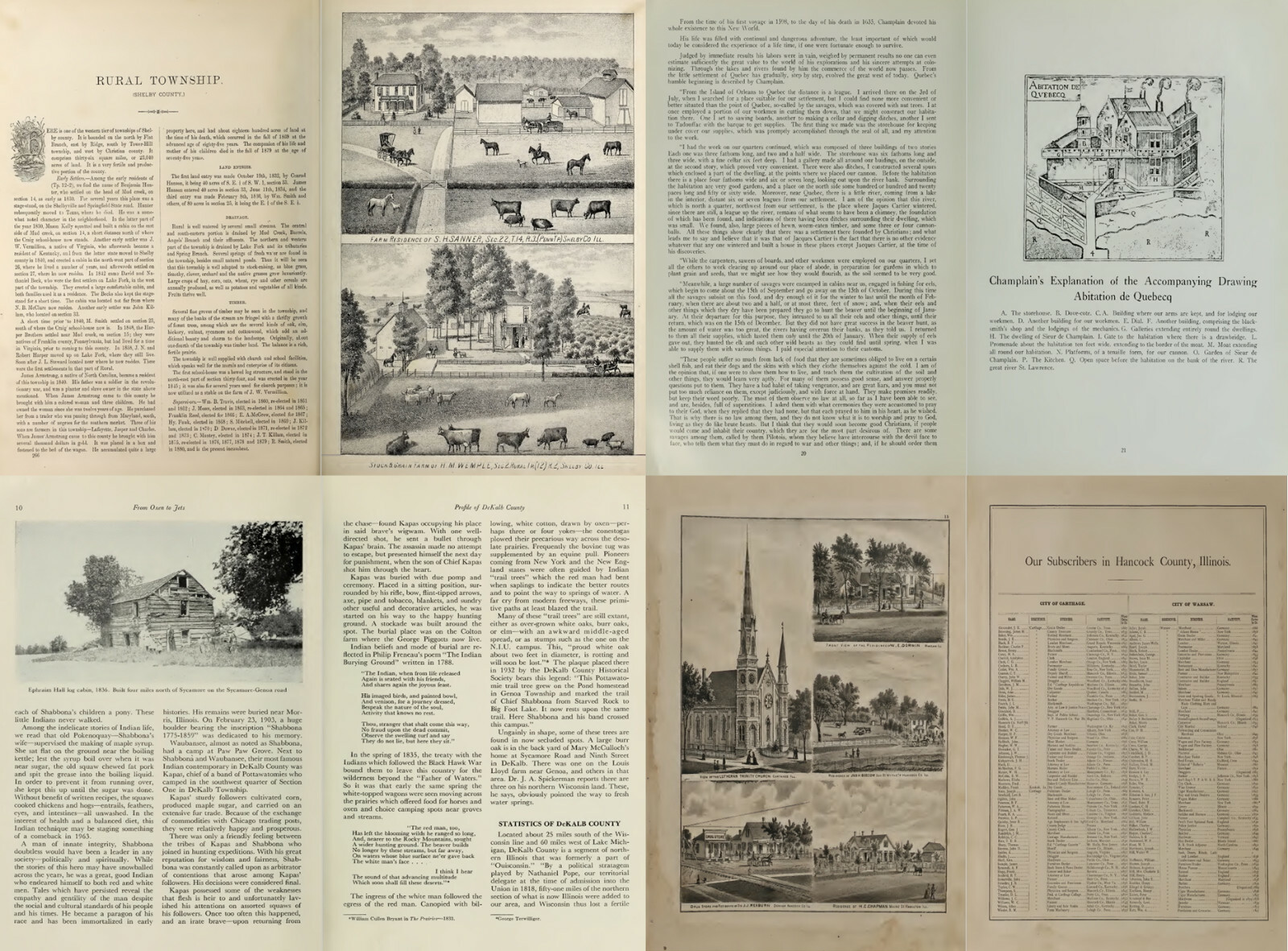 113 Old Books on Illinois History Genealogy Ancestry Family Records V.3 on USB