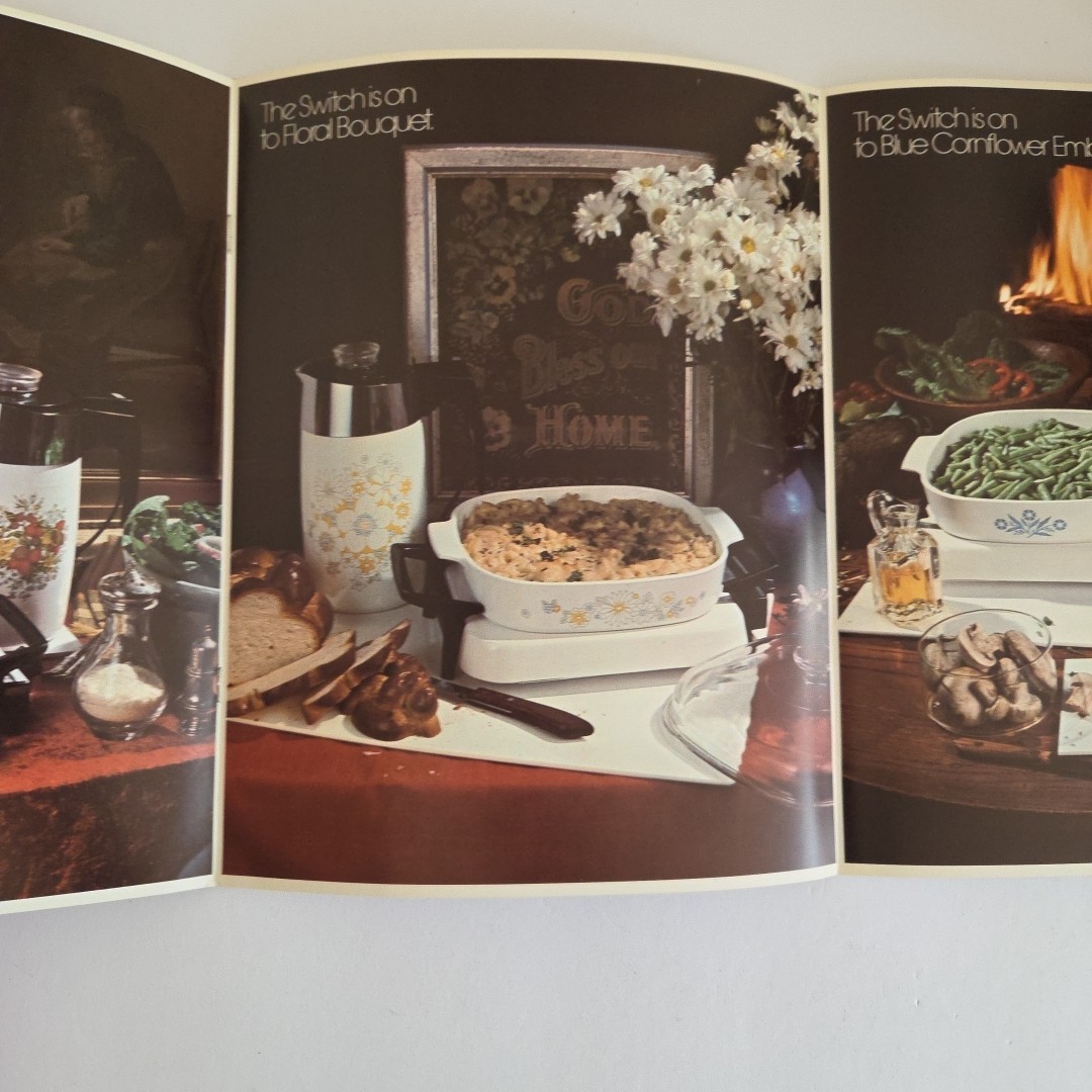 Corning Ware 1973 Sales Catalog Electromatics Lot Spice O’life Cornflower