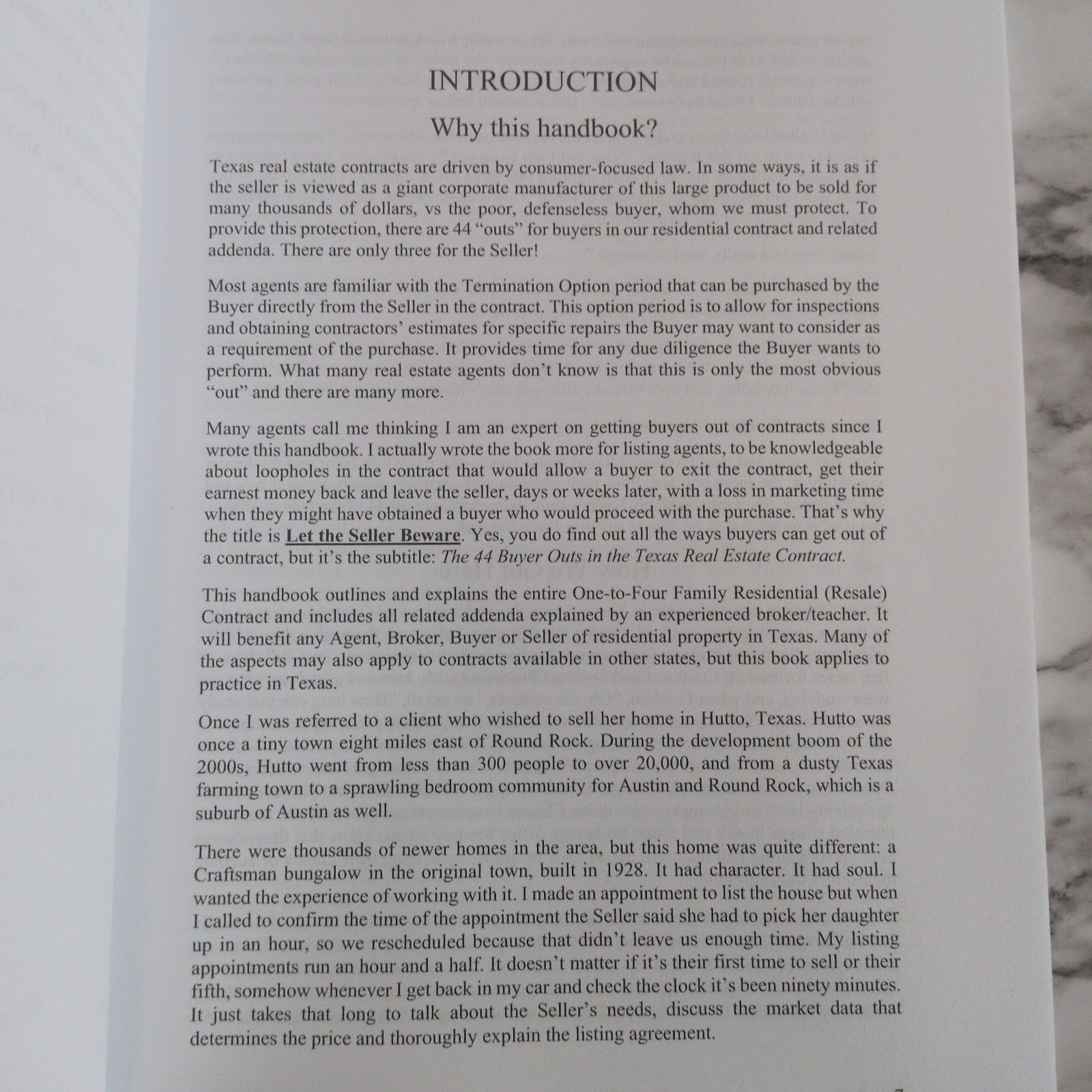 Let the Seller Beware The 38 Buyer Outs in the Texas Real Estate Contract 4th Ed