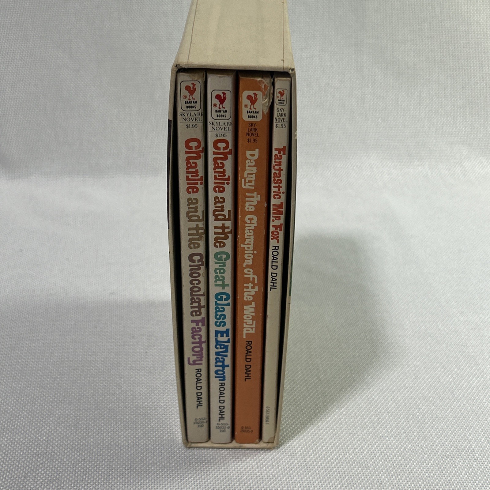 Roald Dahl 4 Illustrated PB Box Set 1st Skylark Charlie Factory +3 Slipcase