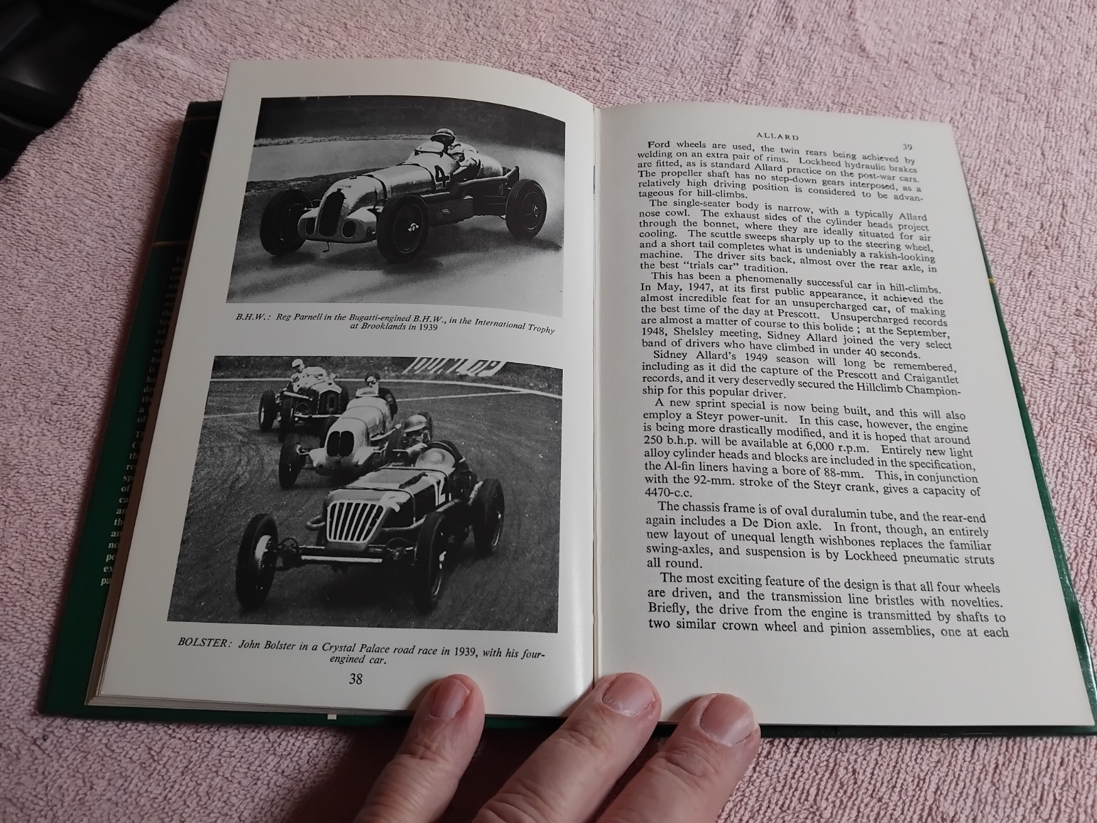Specials by John Bolster Hardcover 1971 Revised Edition FREE POST 30s Racing Car
