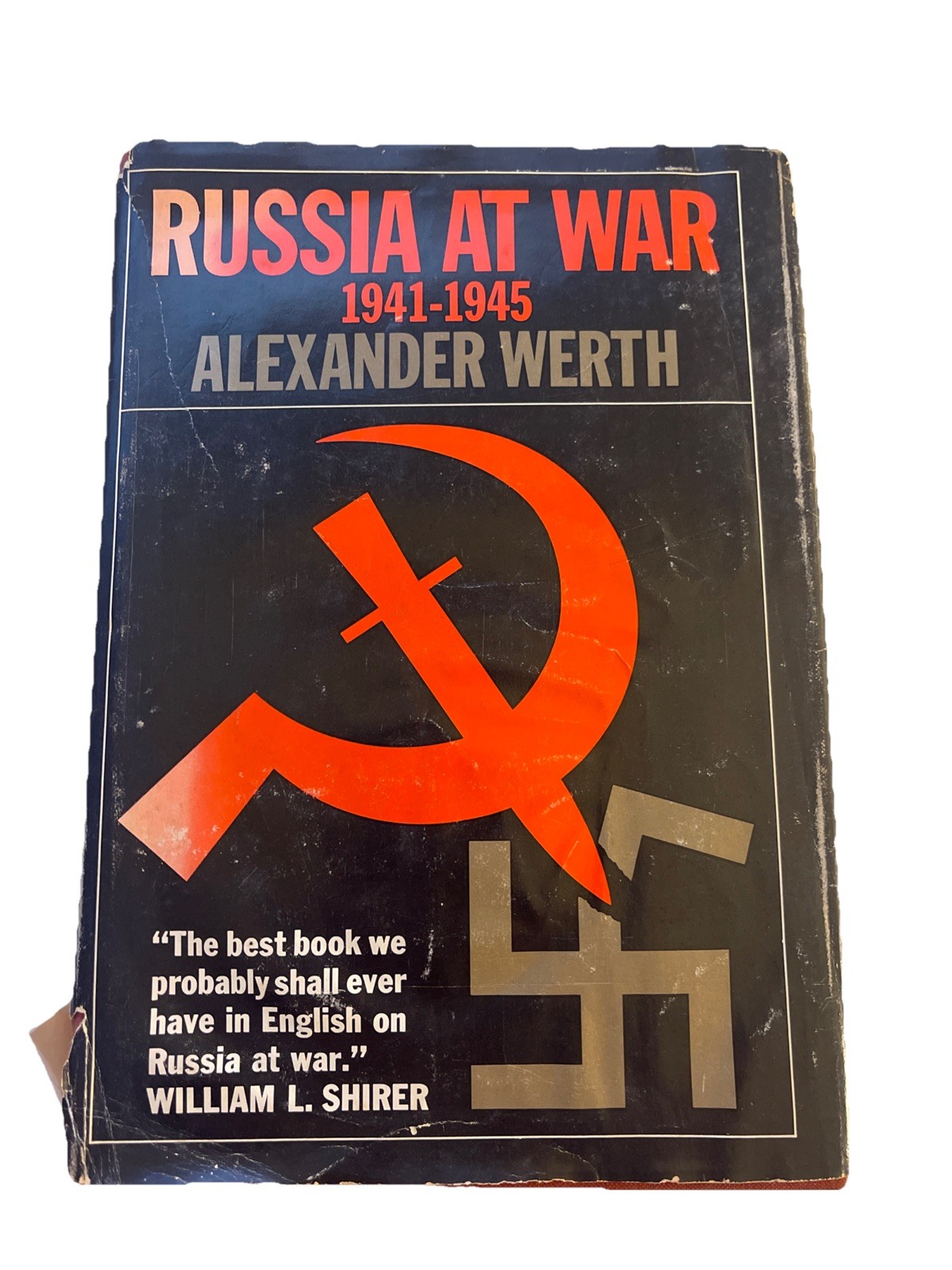 Russia at War 1941-1945 Alexander Werth HC DJ 1964 WWII Eastern Front History