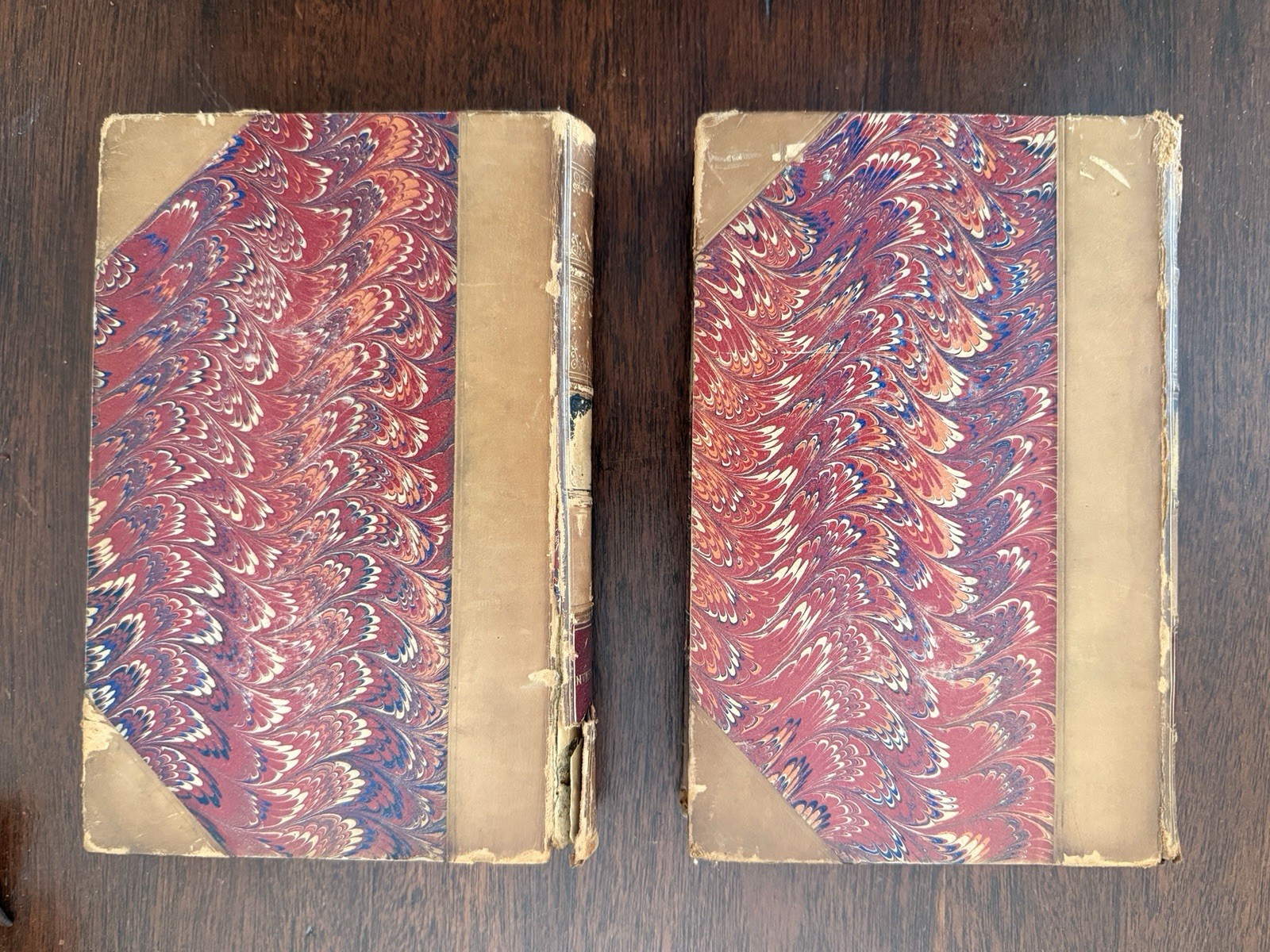 Captain Marryat Pirate Privateersman Antique Leather Book Bell & Daldy 1870s
