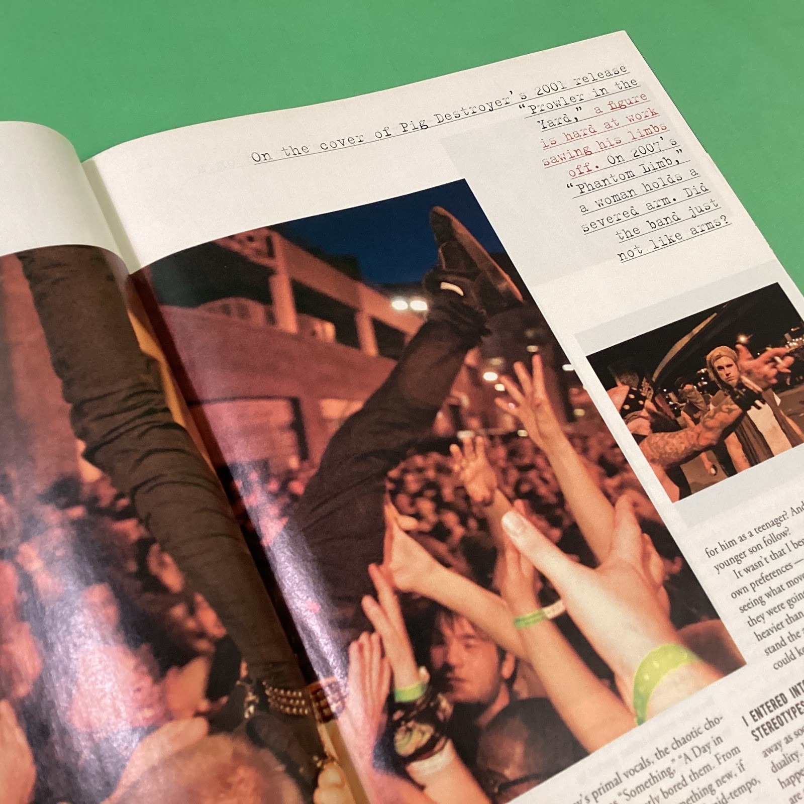 Death Metal Music journal, Washington Post Magazine, Aug 2009