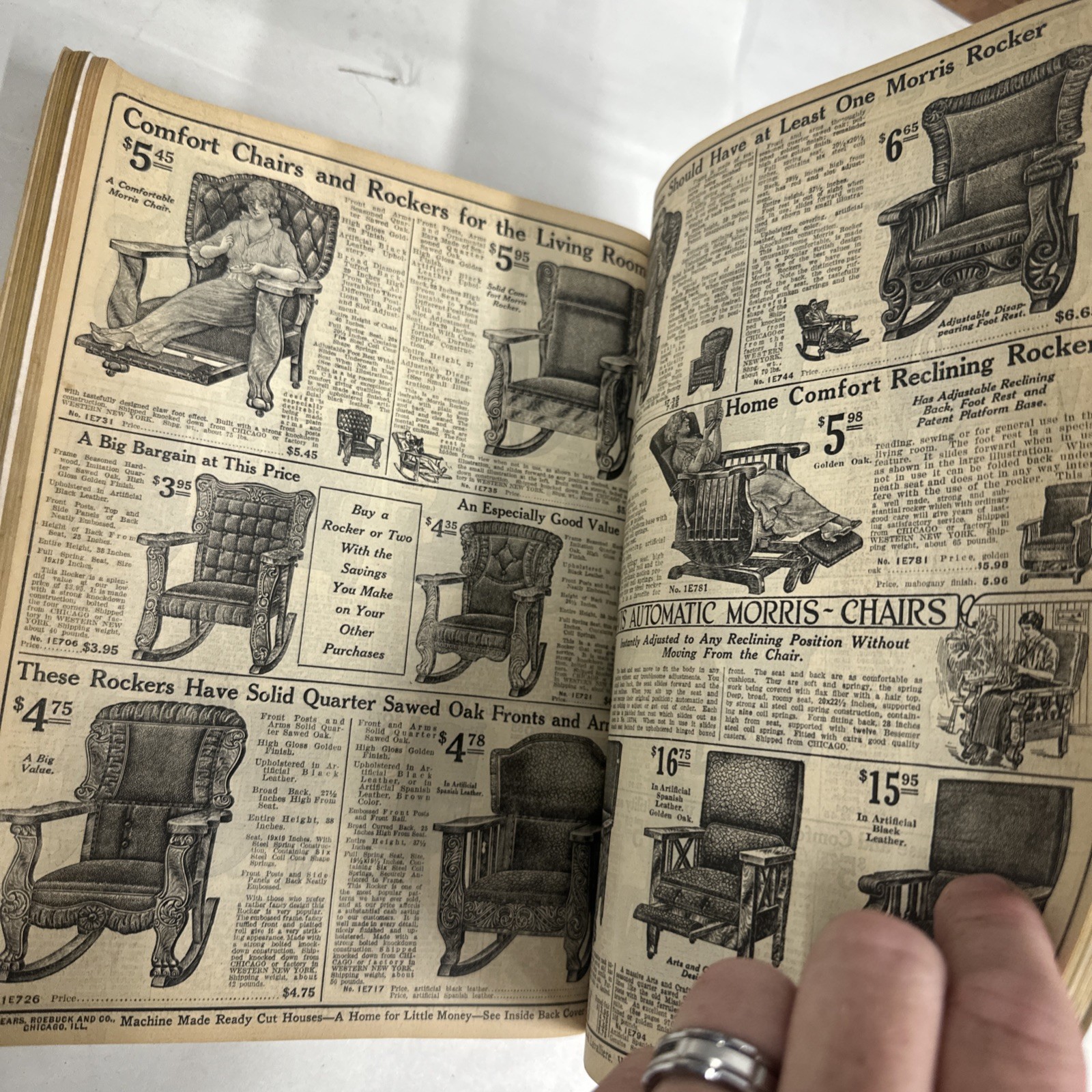 Sears Roebuck And Company Catalog #132 1916 Original Chicago