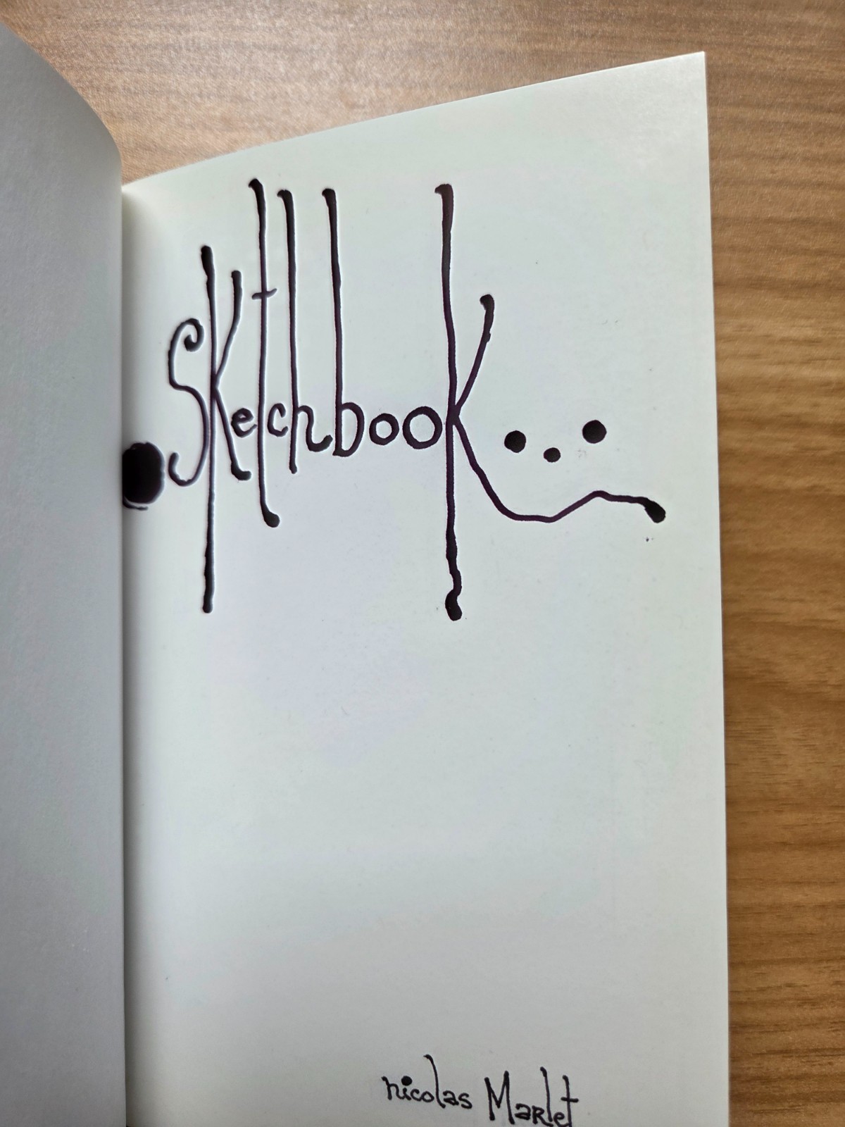Nico Marlet Sketchbook Rare Artbook 1st Edition Signed and Numbered: 1376/1800