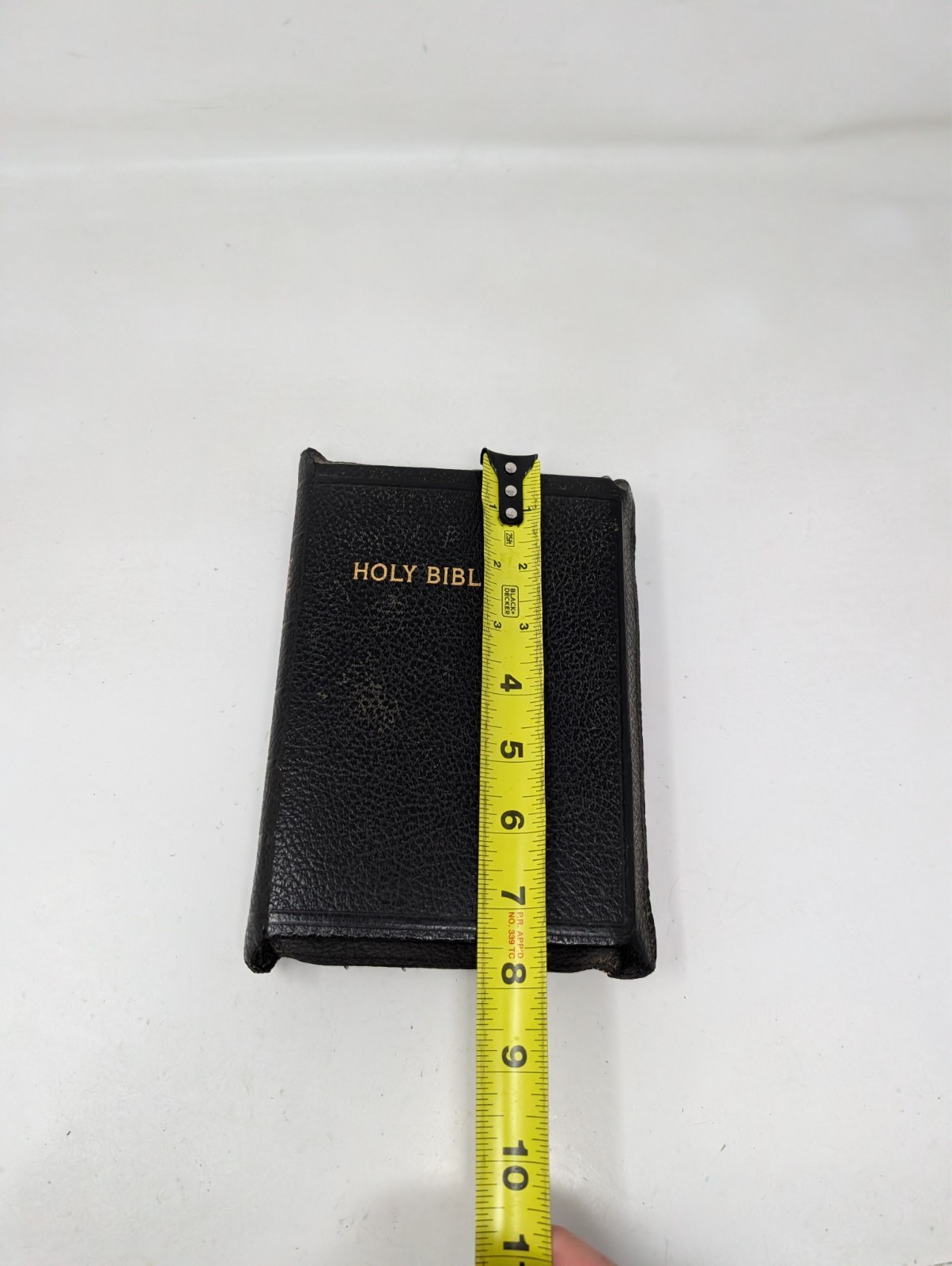 Vintage American Bible Society Holy Bible Leather Zip Zipper Maps 1961 50s 60s