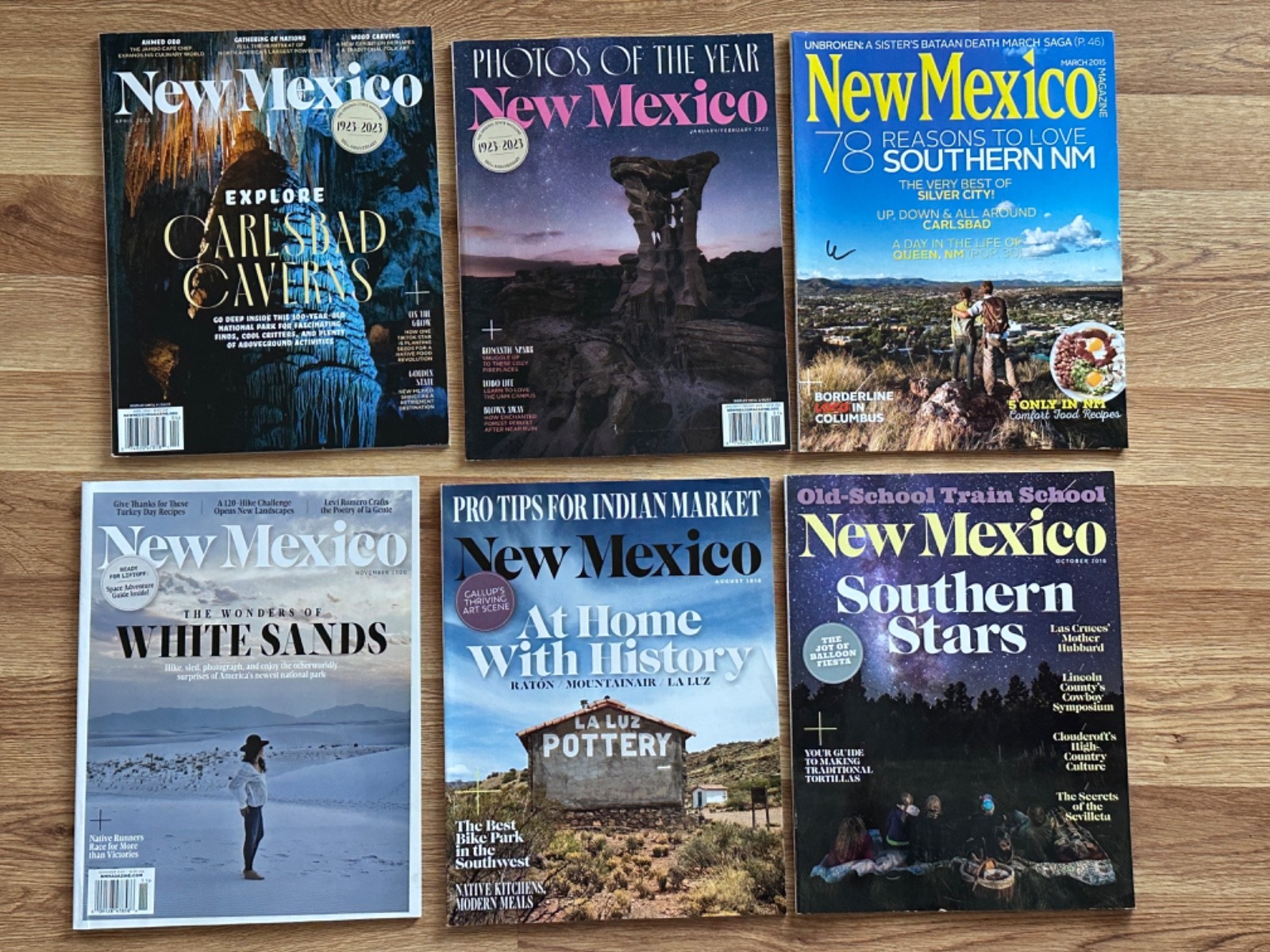 New Mexico Magazine (multi-year) Lot of 6 Issues Lifestyle Home Decor Recipes