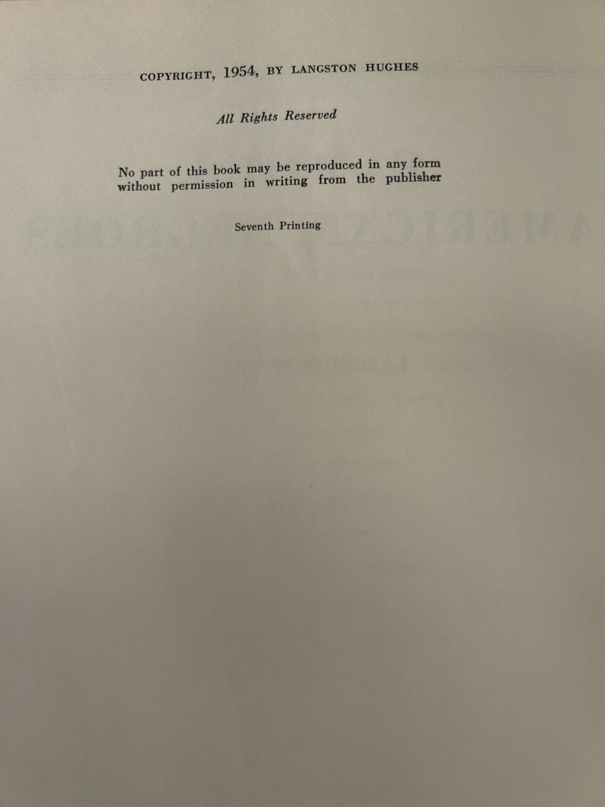 Famous American Negroes Book Copyright 1954 144 Pages.